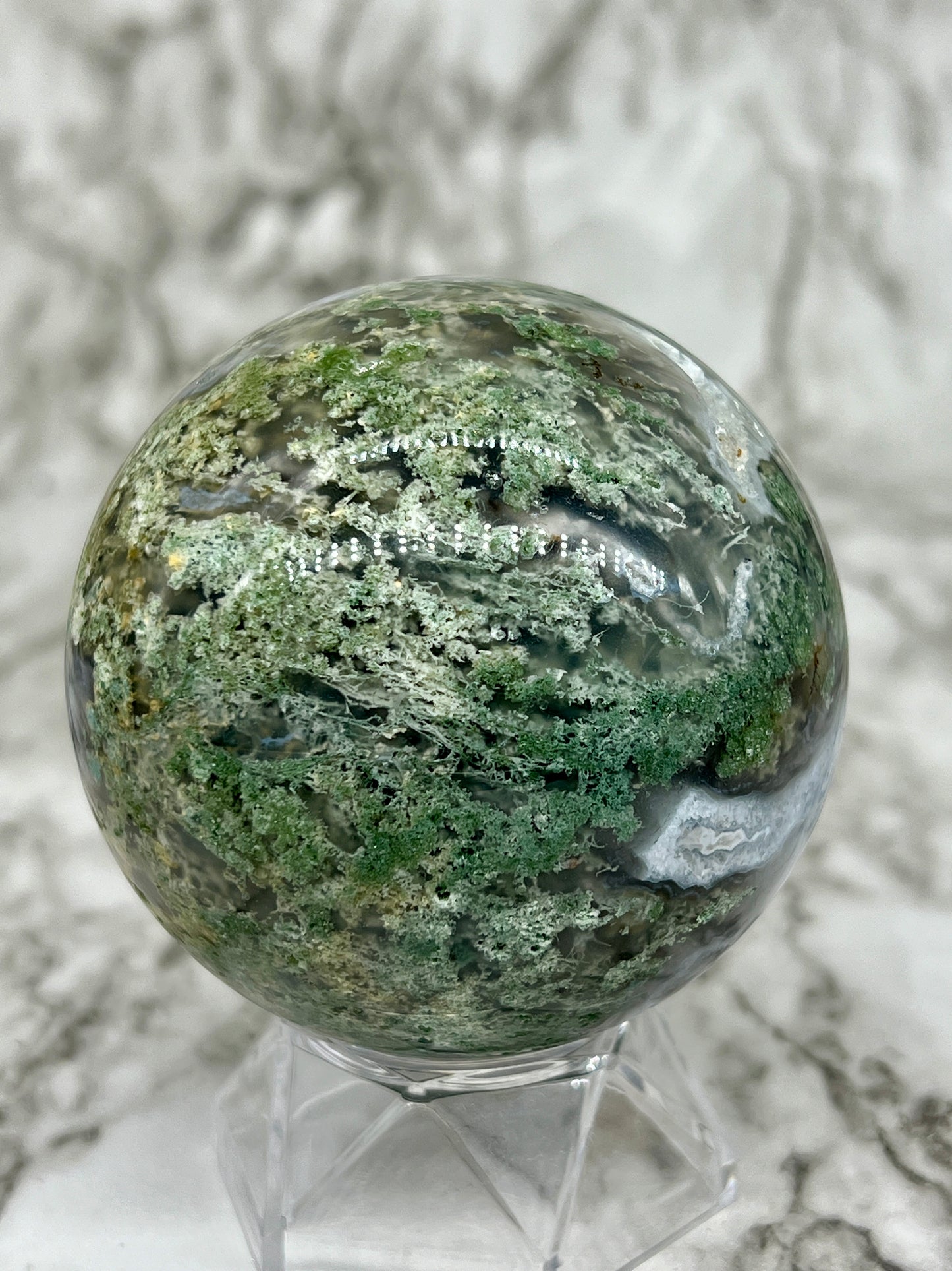 Moss Agate Sphere