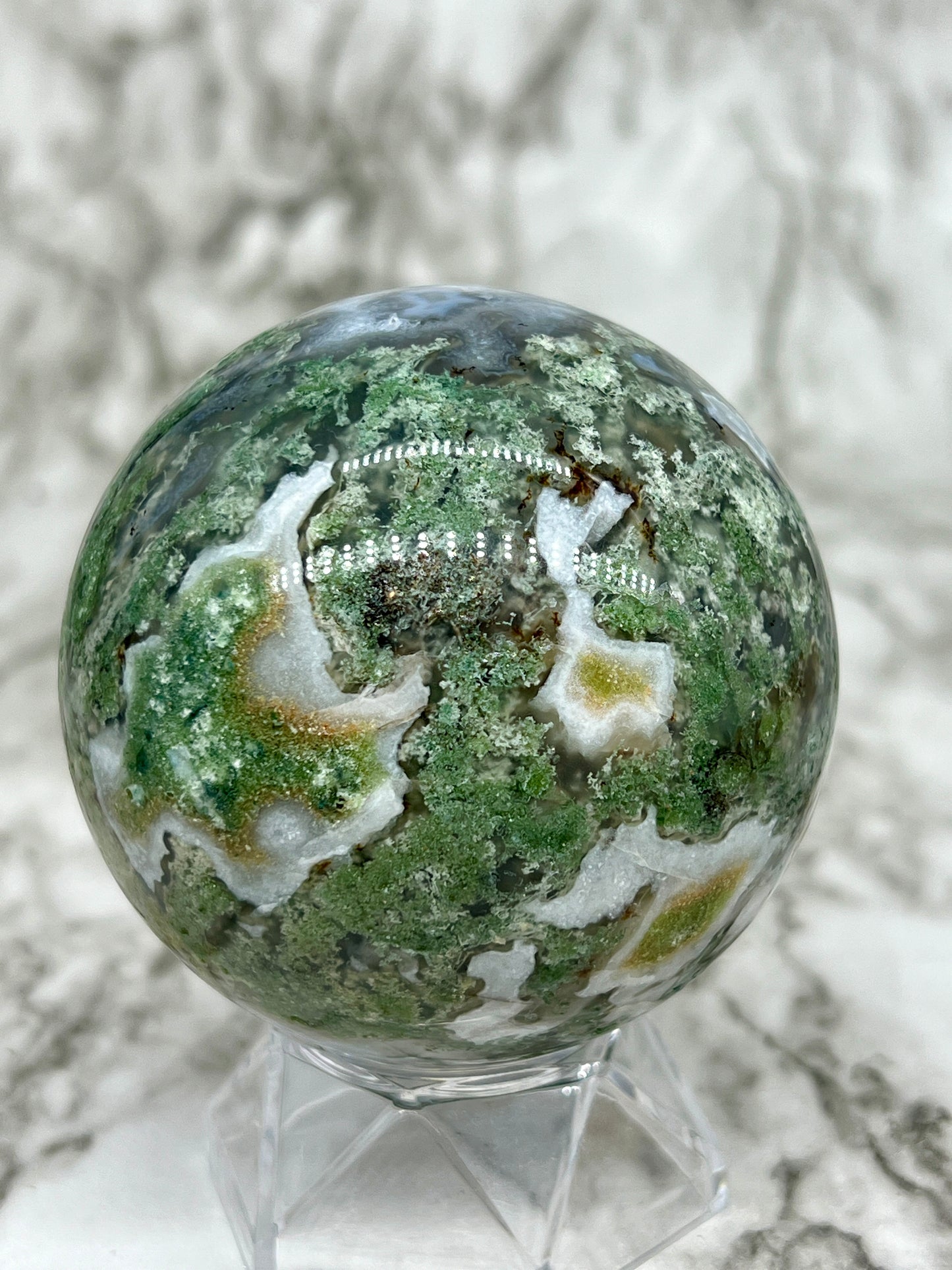 Moss Agate Sphere