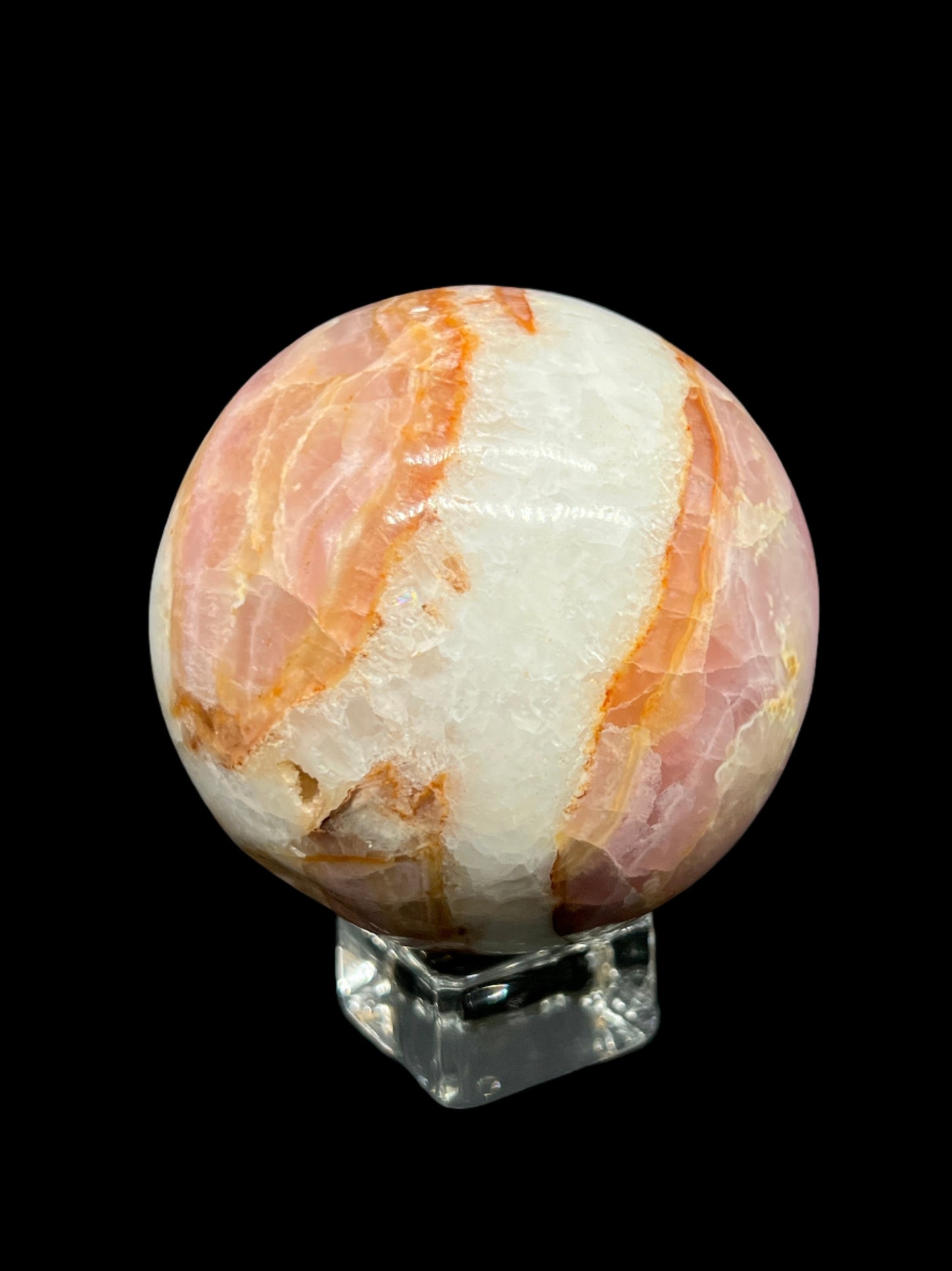 Pink Aragonite Sphere ✦Rare find✦