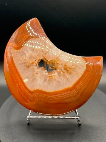 Carnelian Moon Carving