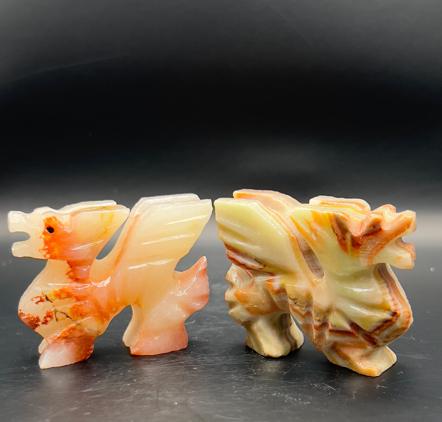 Onyx Dragon Carving