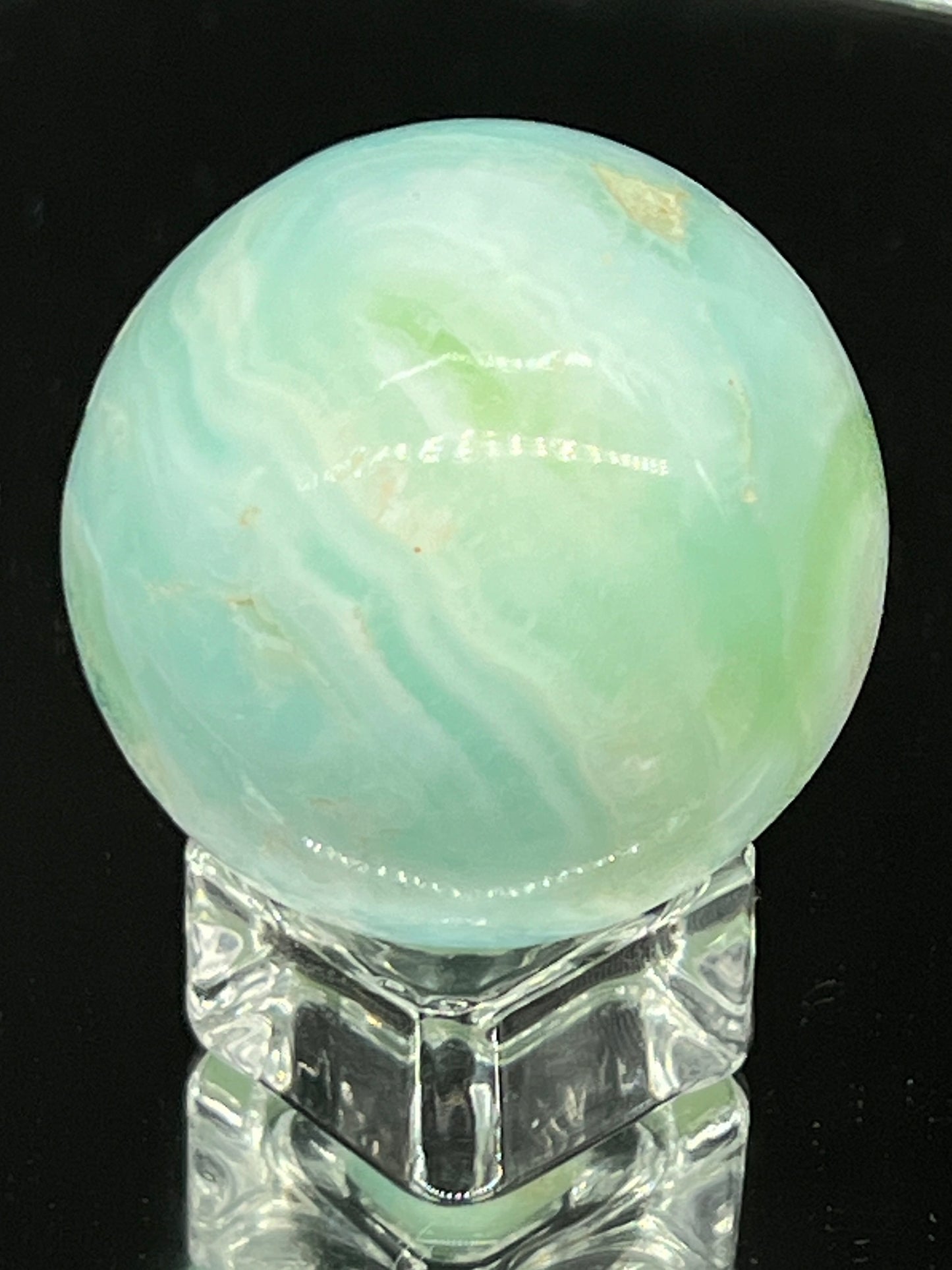 Blue Aragonite & Smithsonite Sphere