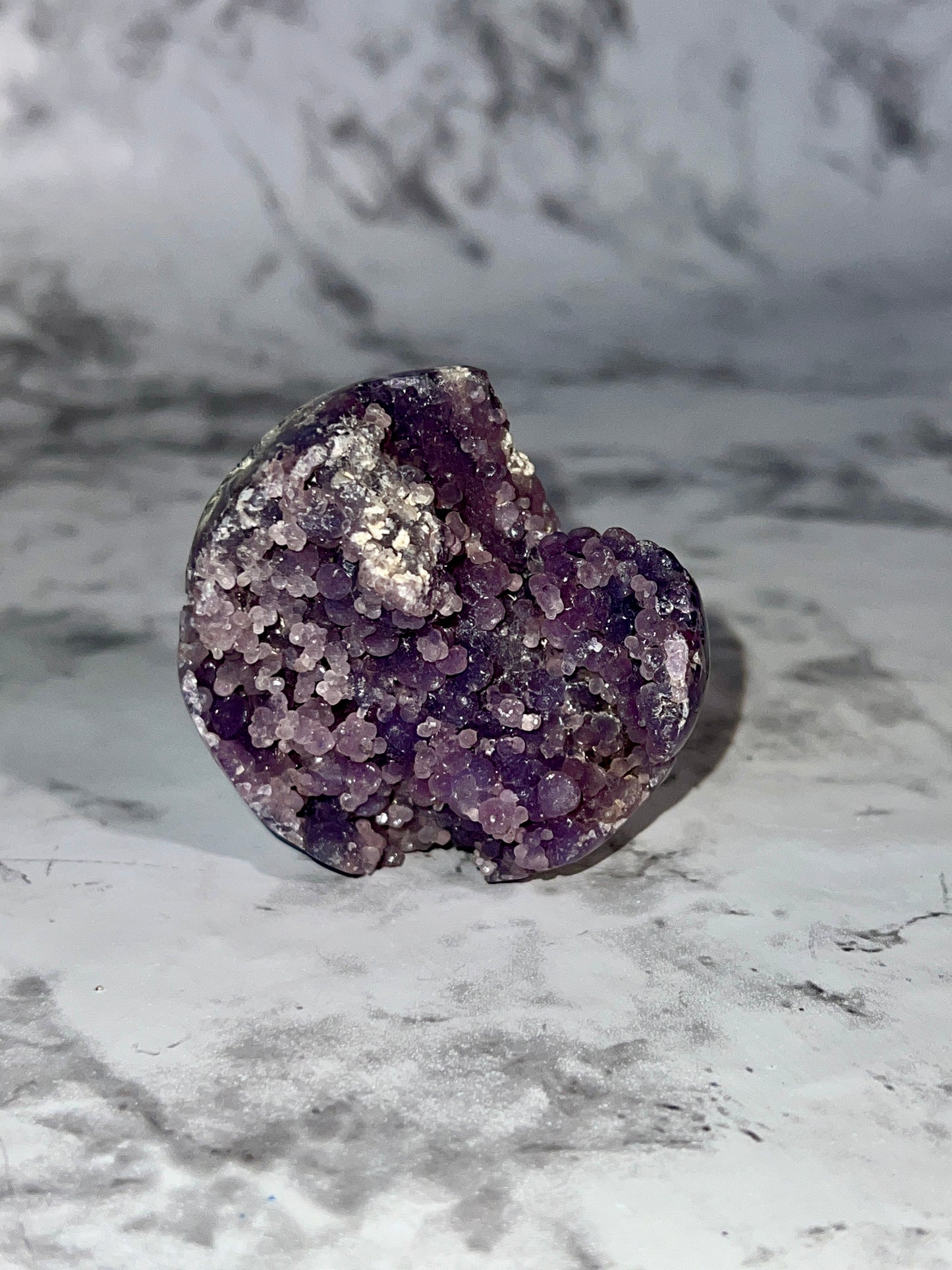 Grape Agate Specimen Sphere