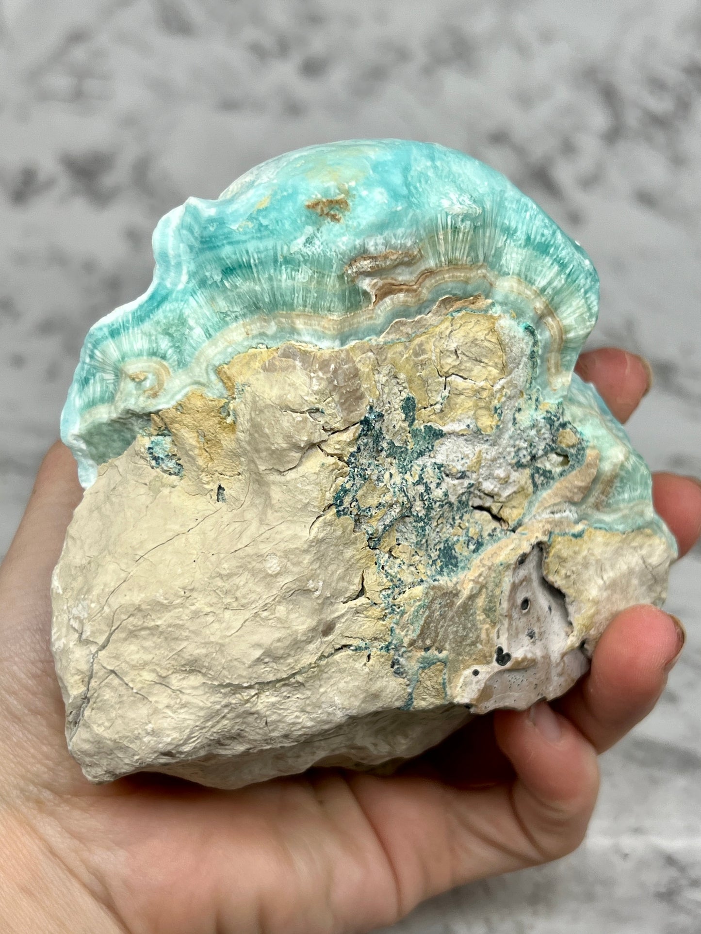 Blue Aragonite Large, Cloud-like Specimen