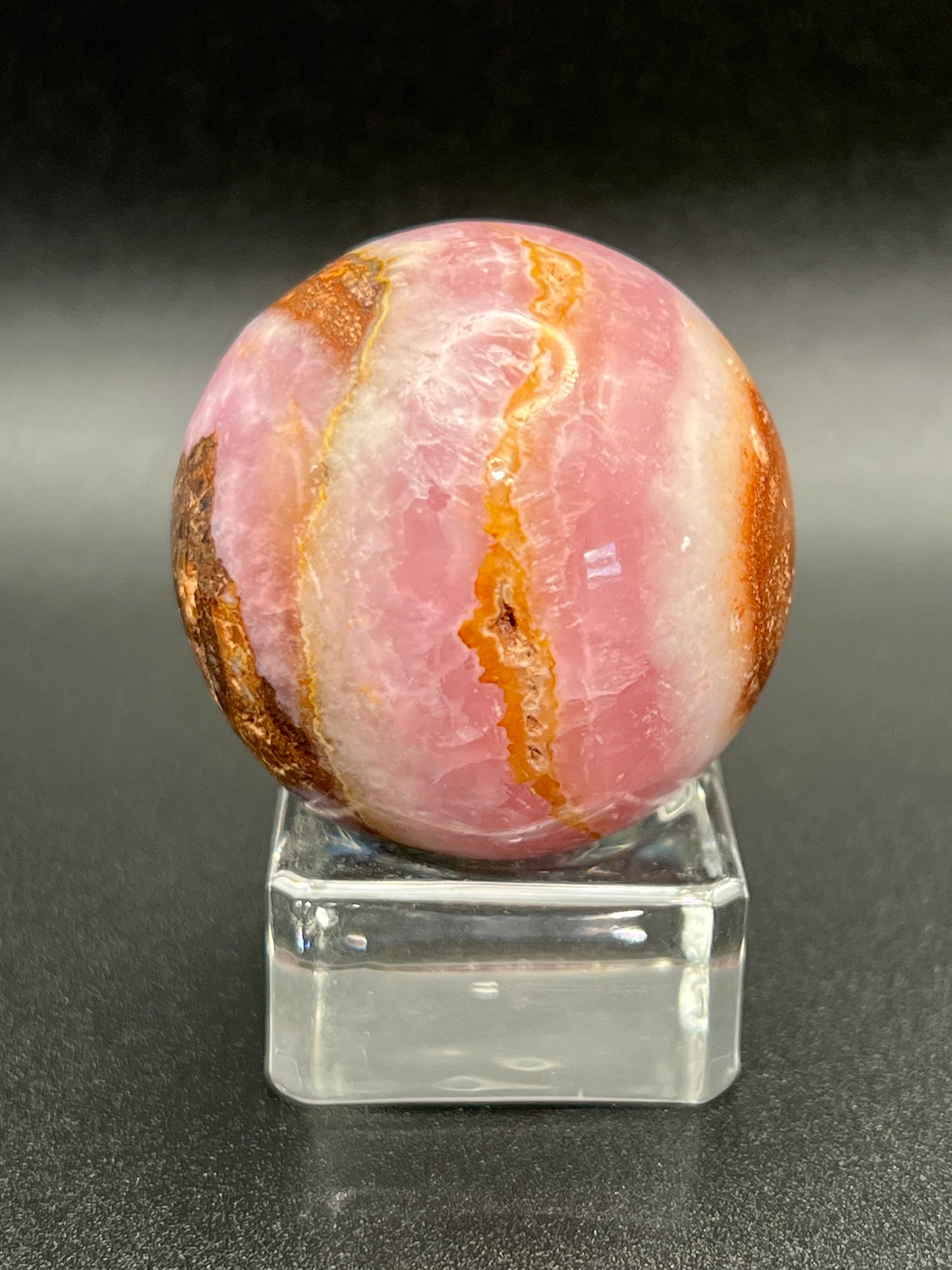 Pink Aragonite Sphere ✦Rare find✦