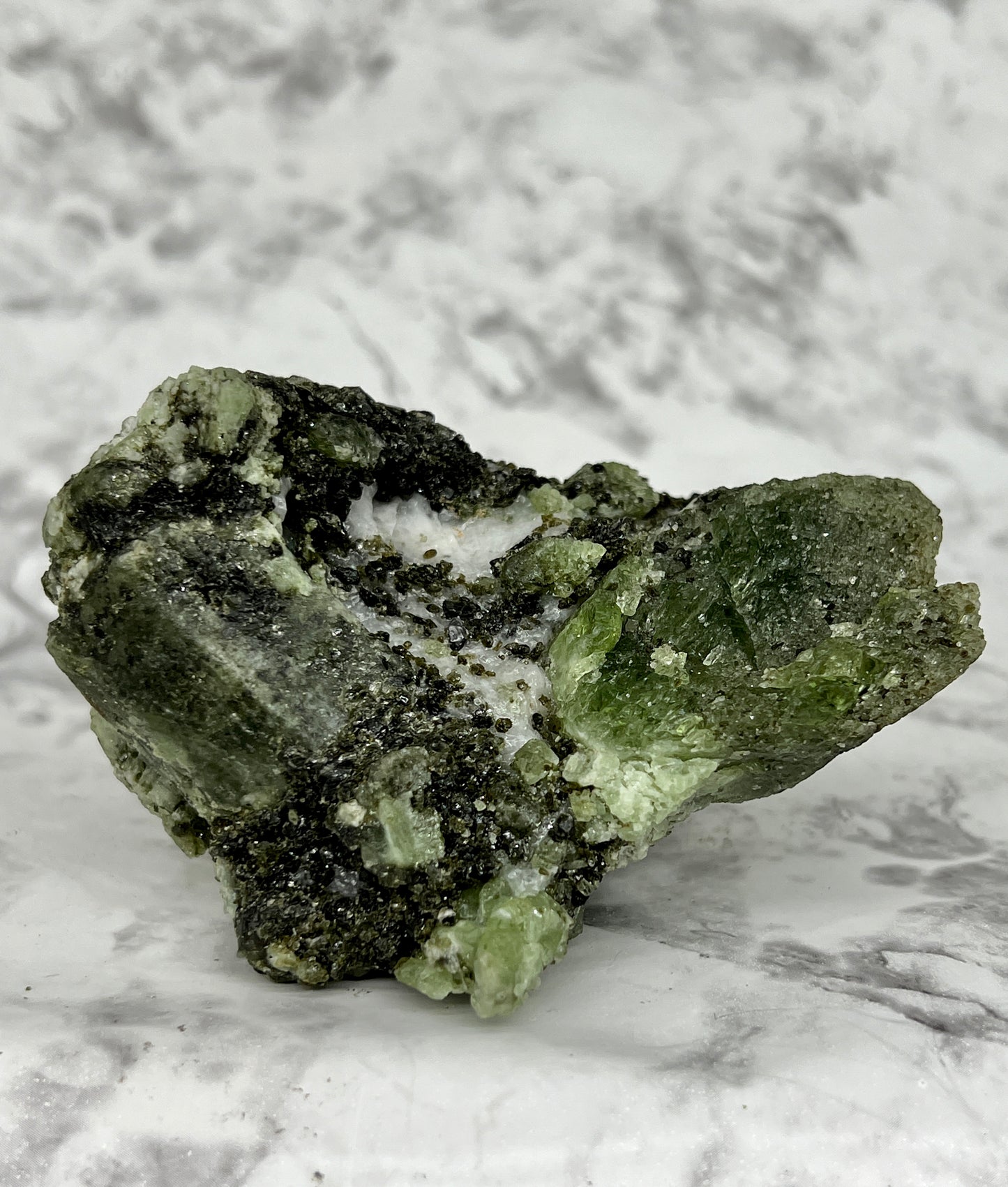 Black & Green Epidote Specimen