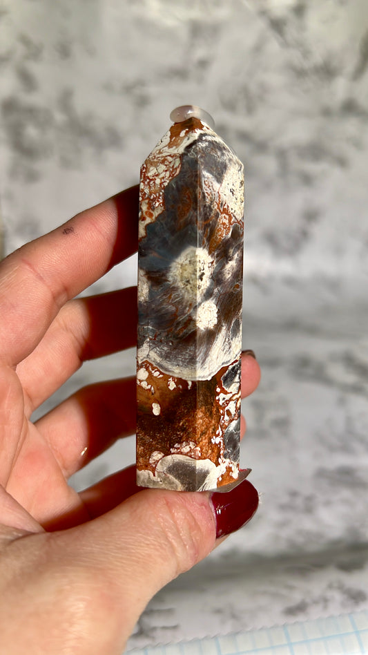Red Money Agate Point