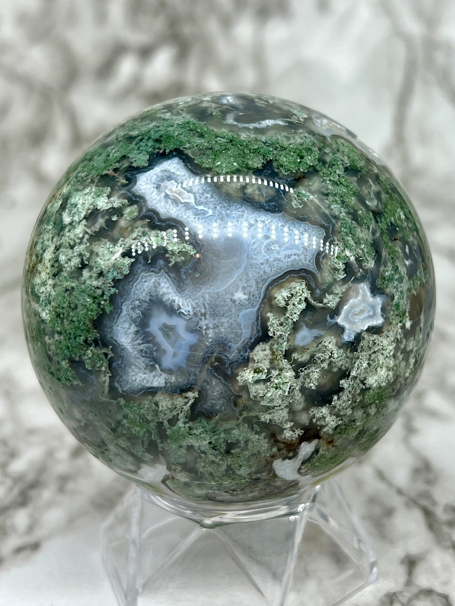 Moss Agate Sphere