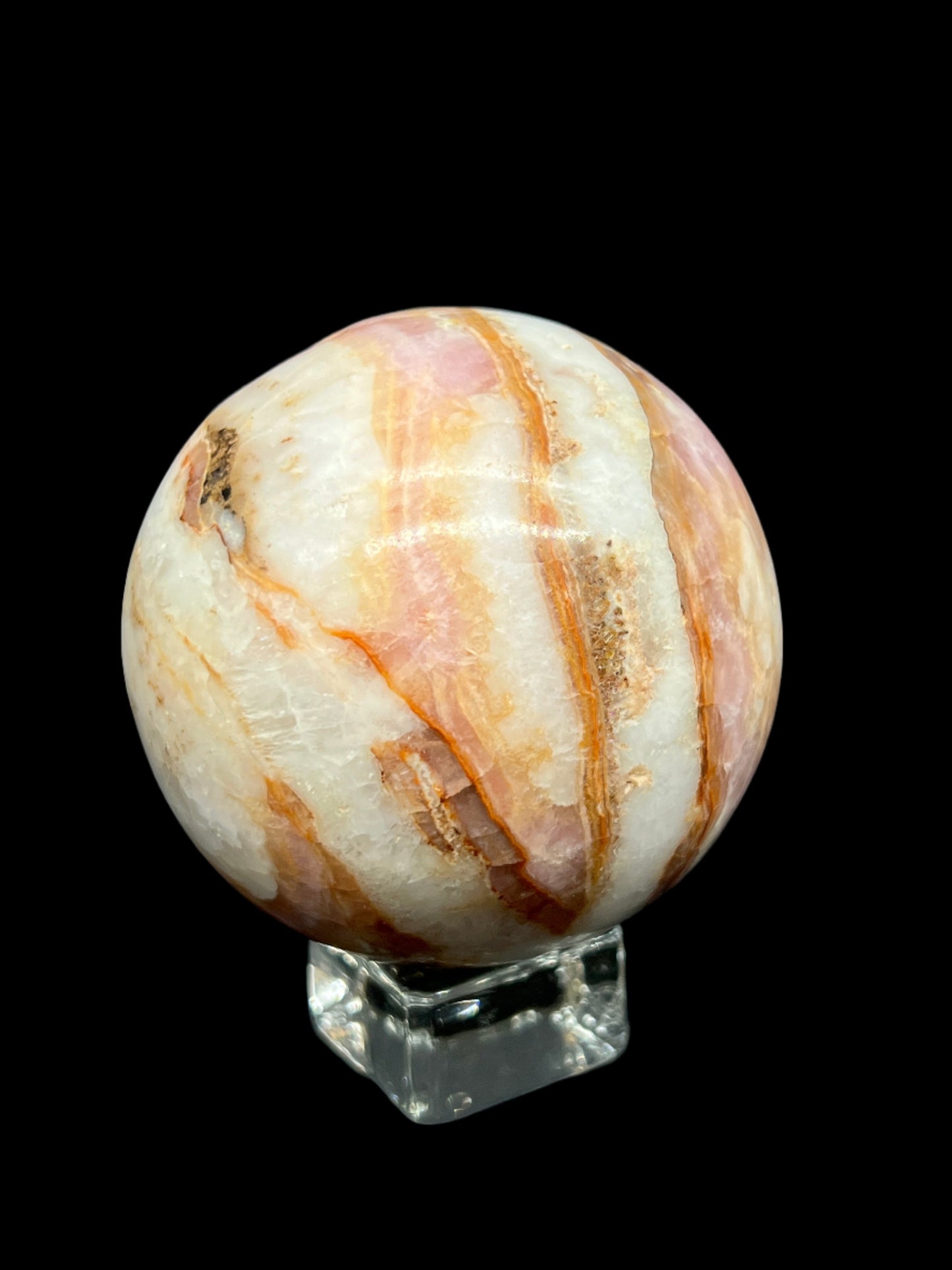 Pink Aragonite Sphere ✦Rare find✦