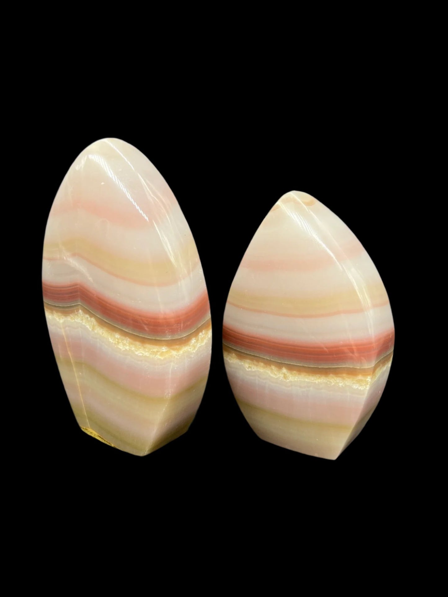 Pink Banded Onyx Freeform / Flame