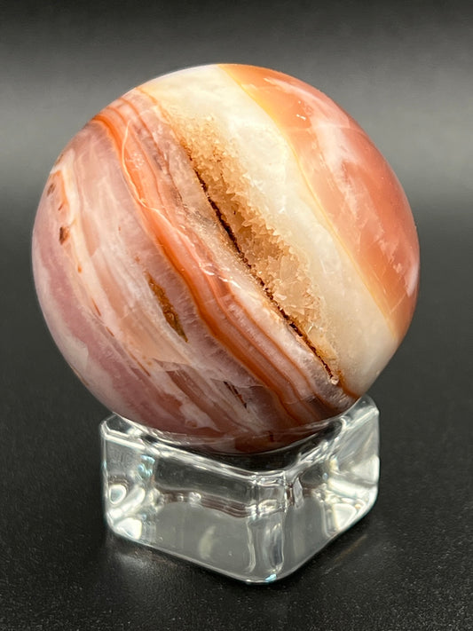 Pink Aragonite Sphere ✦Rare find✦