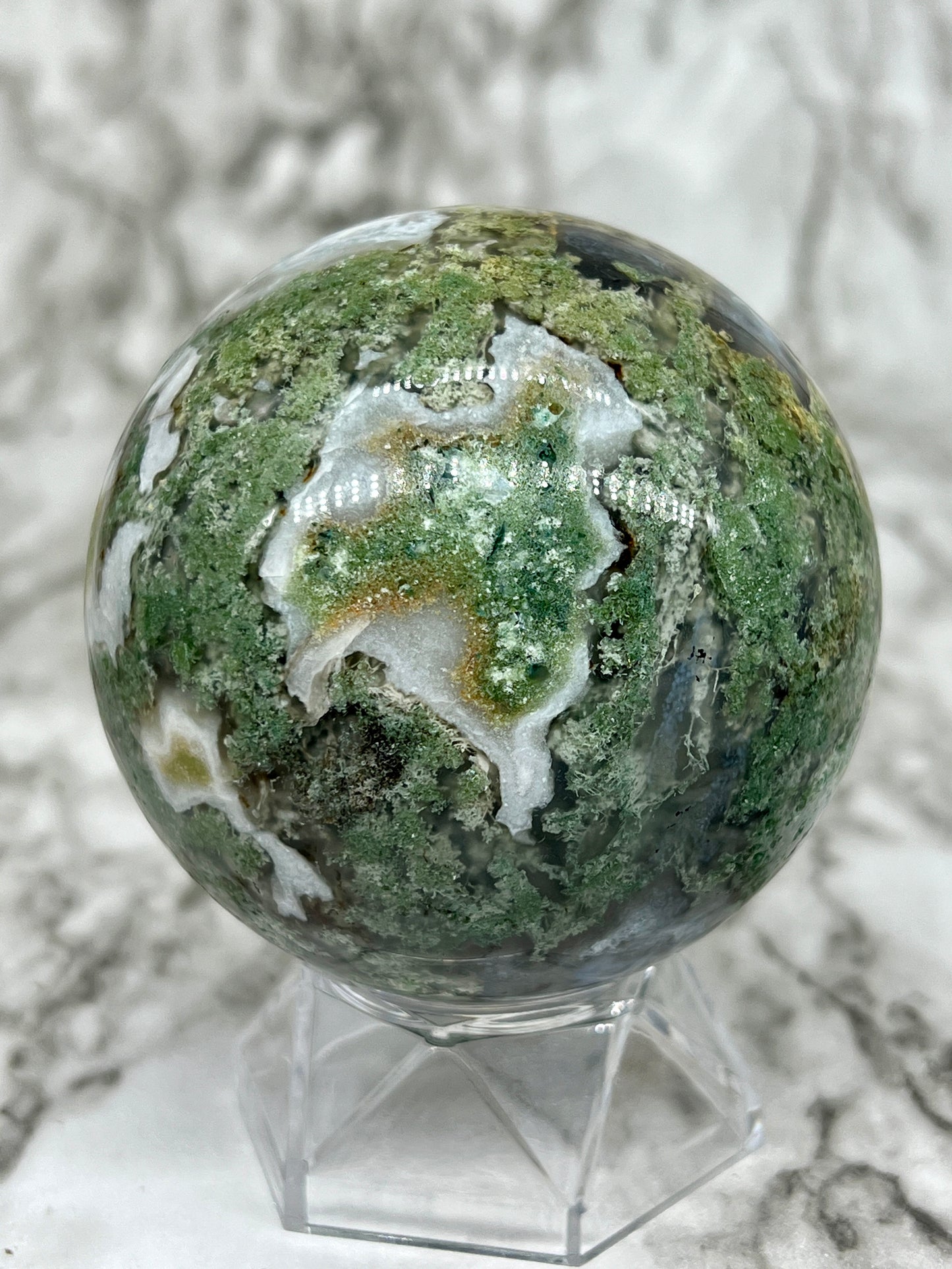 Moss Agate Sphere