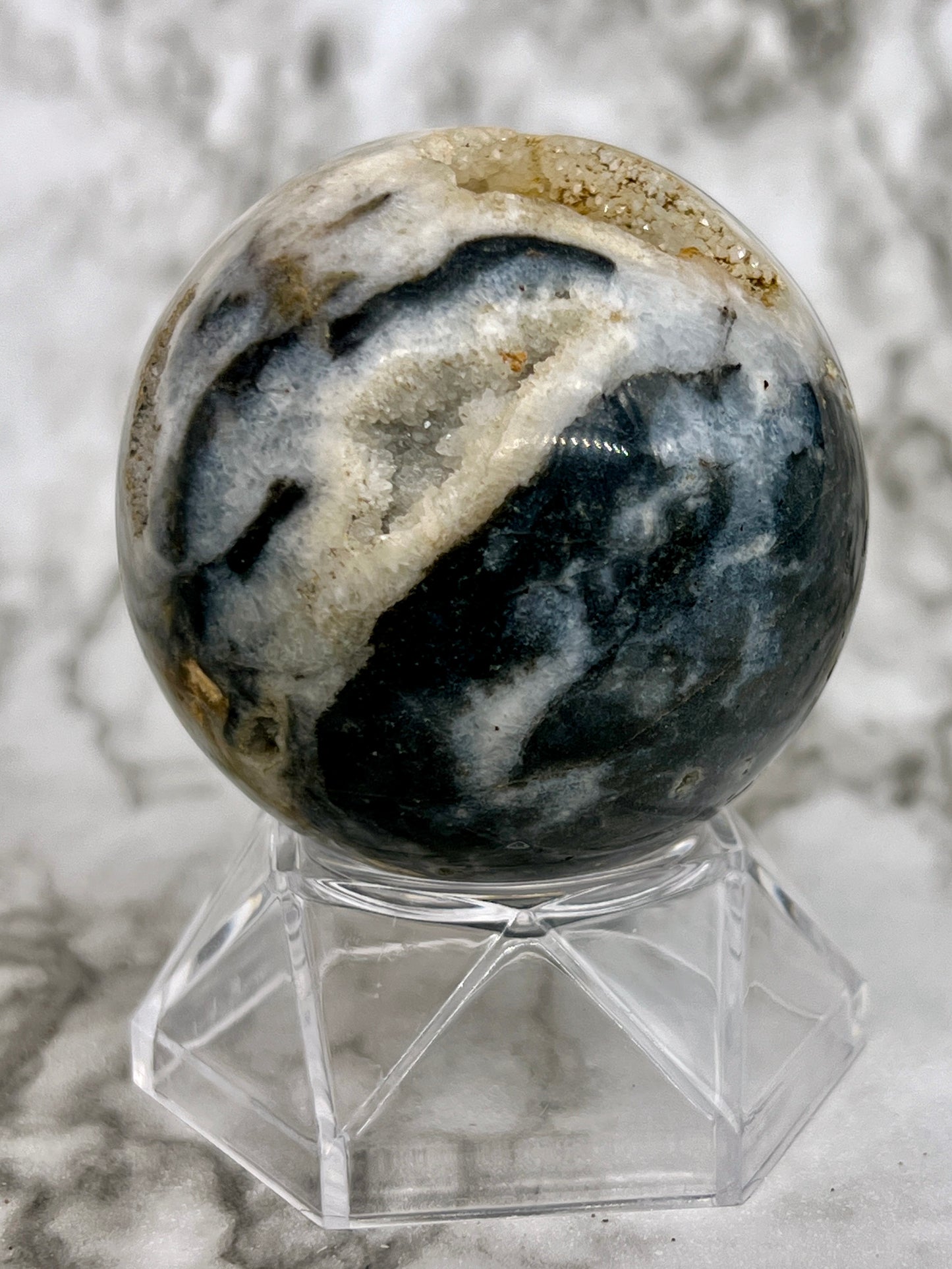 Sphalerite Druzy Sphere