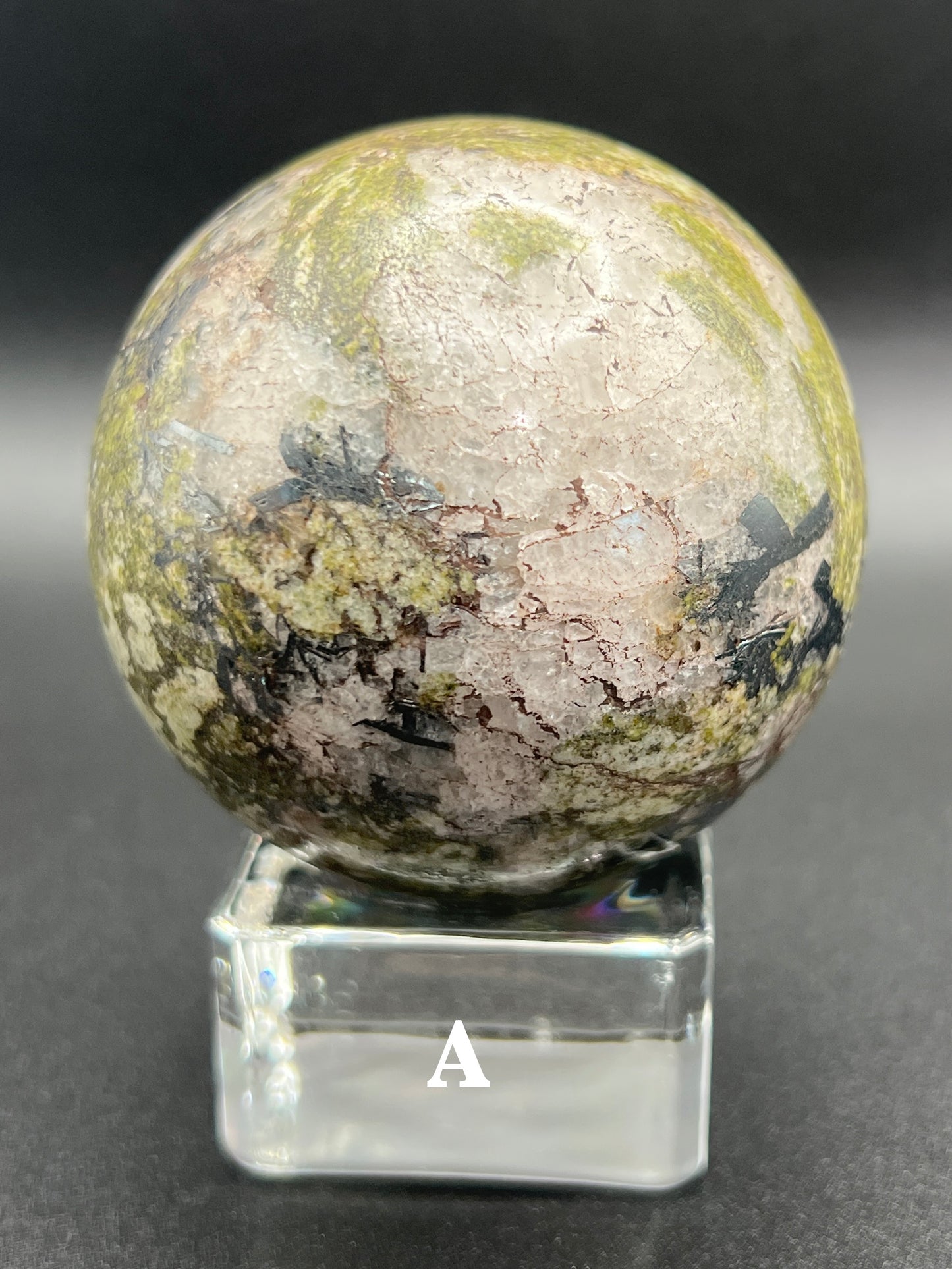 Epidote & Quartz Sphere