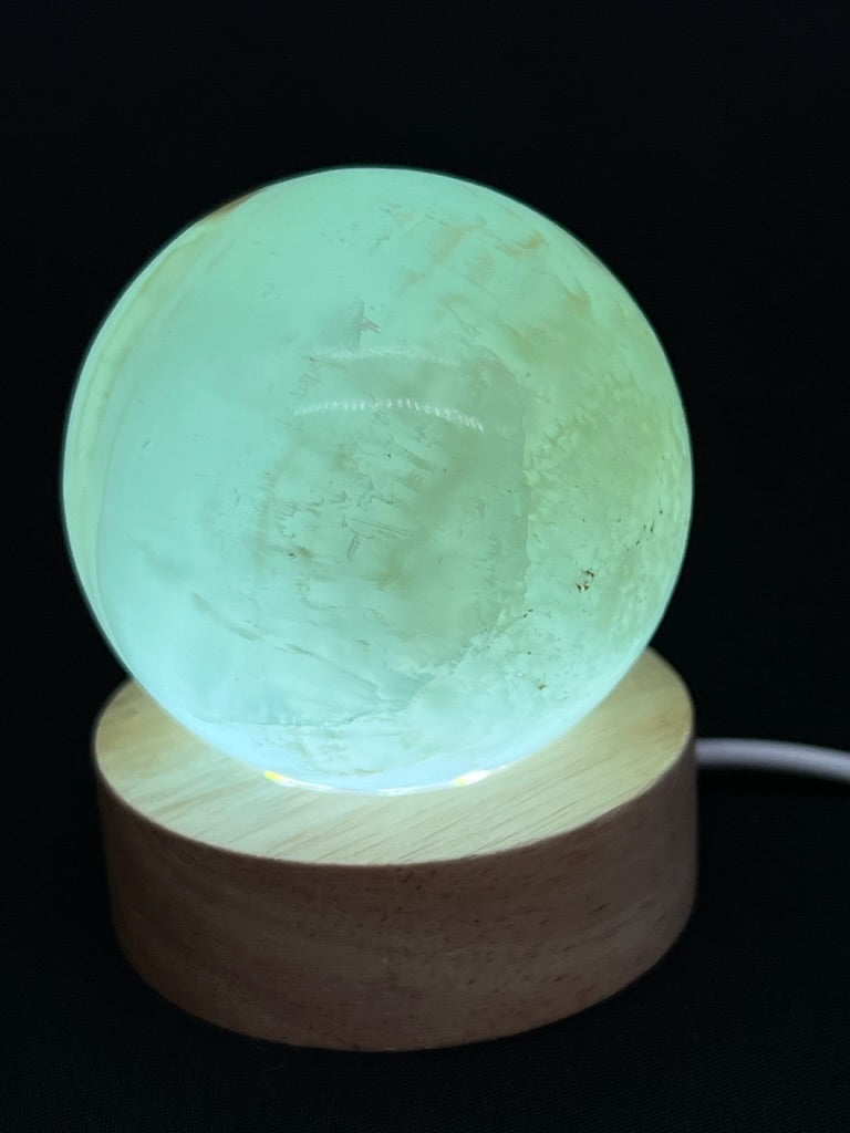 Aqua Caribbean Calcite Sphere