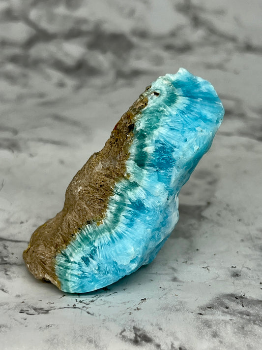 Blue Aragonite Specimen