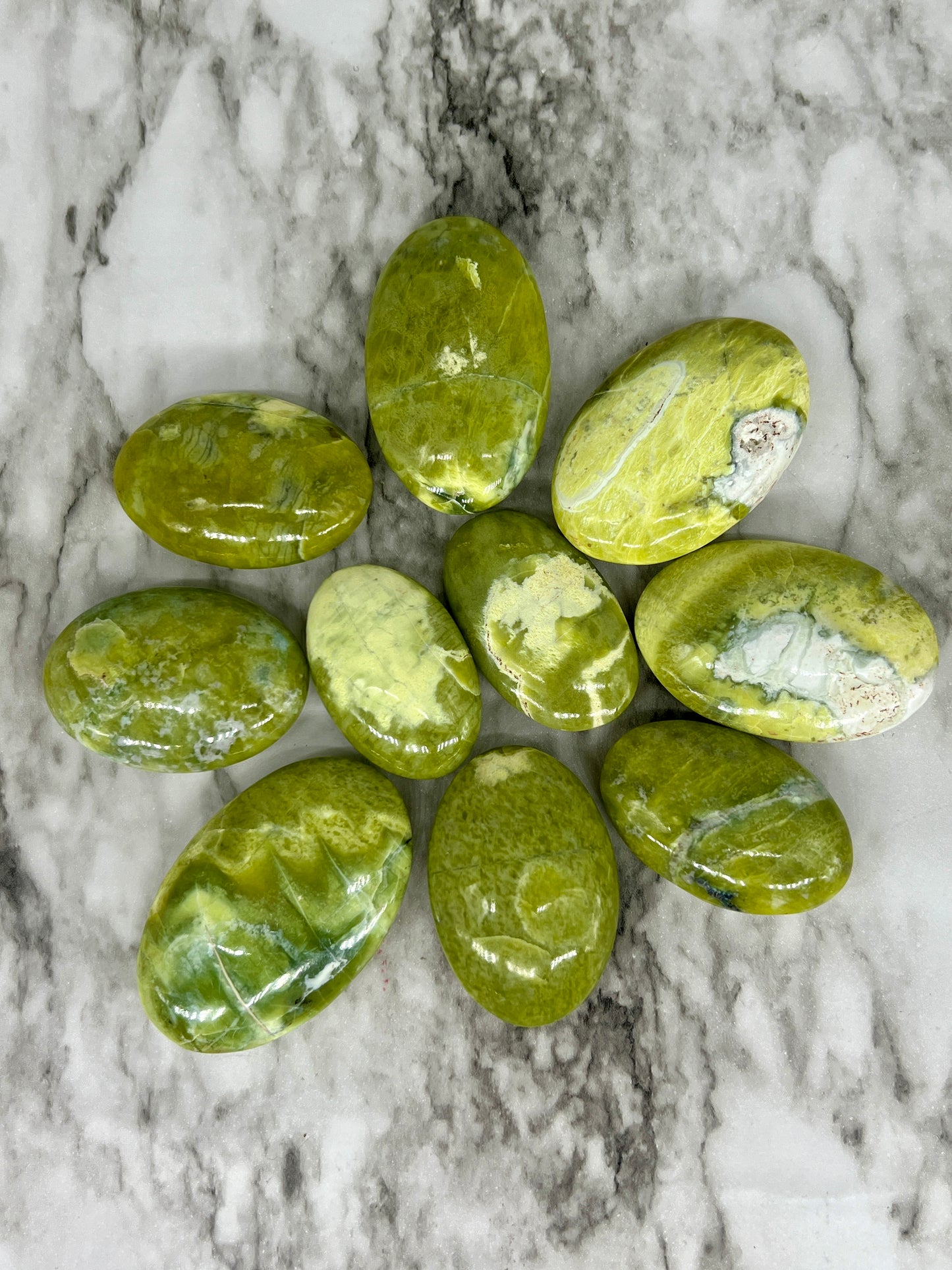 Green Jade Palm Stone