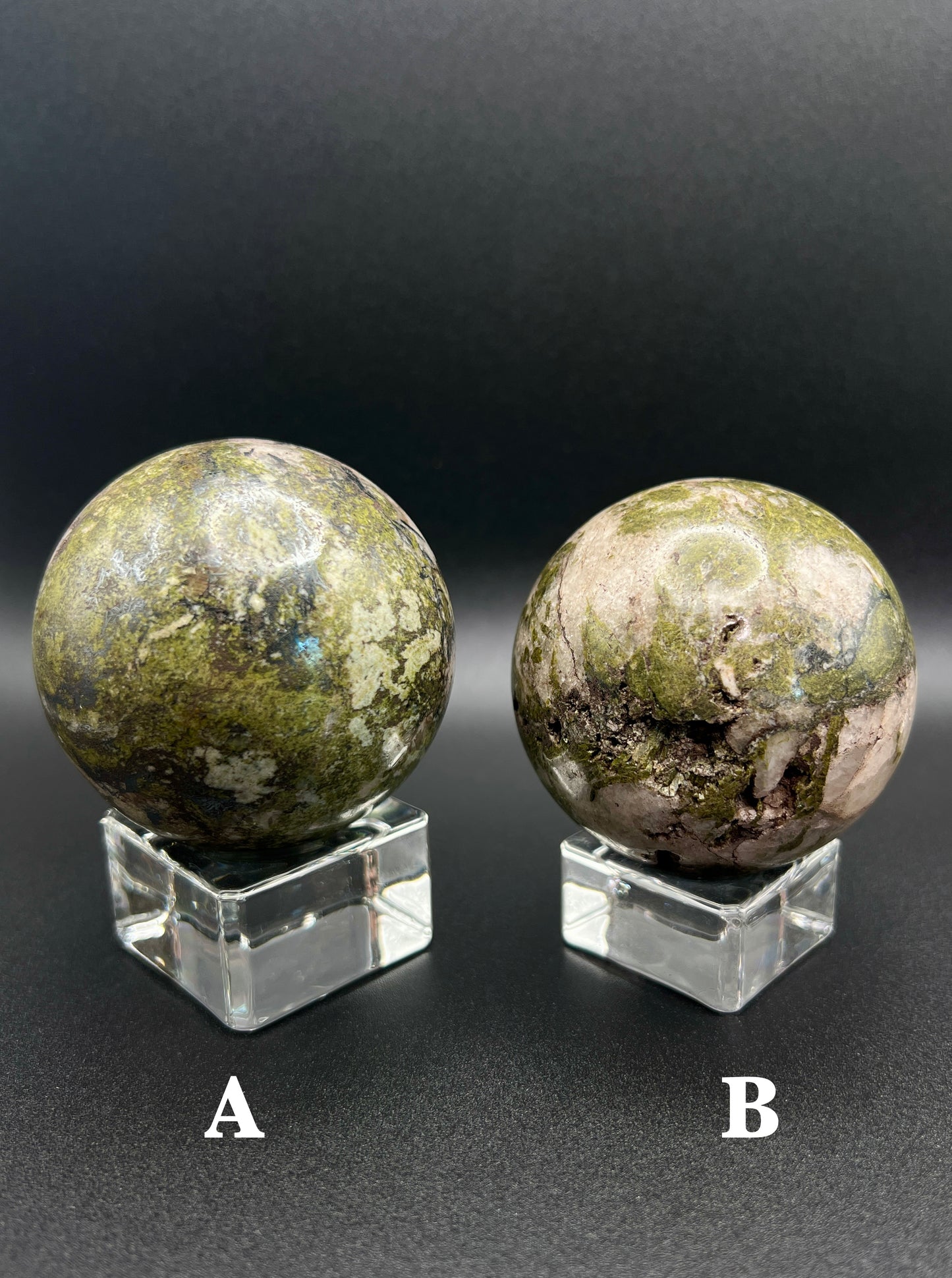 Epidote & Quartz Sphere