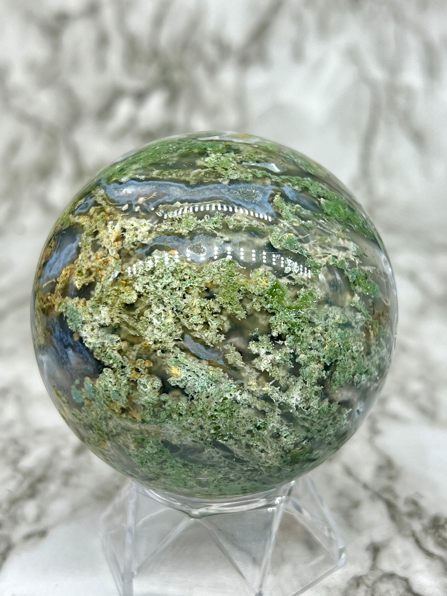 Moss Agate Sphere