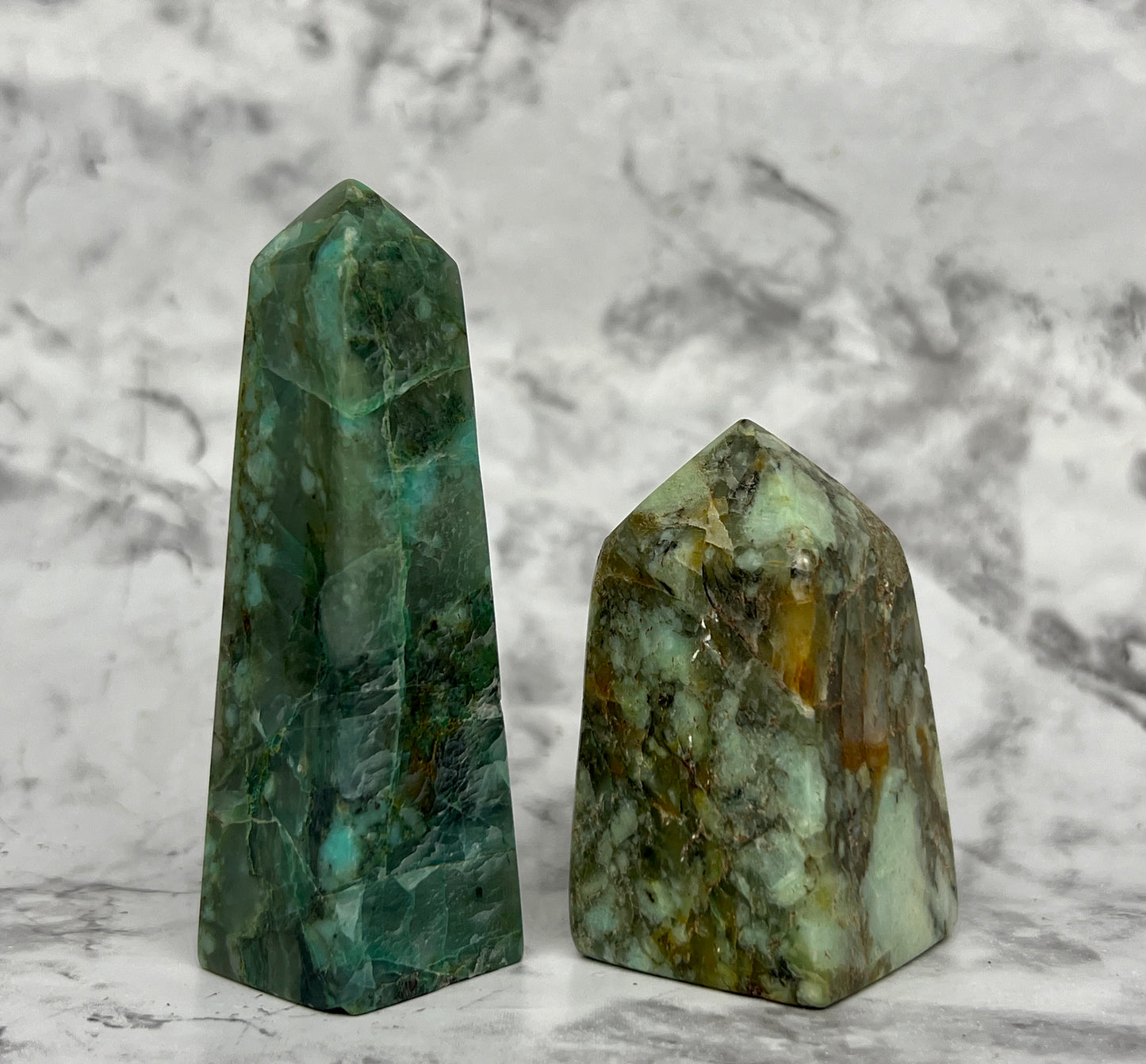 Turquoise in Quartz Tower