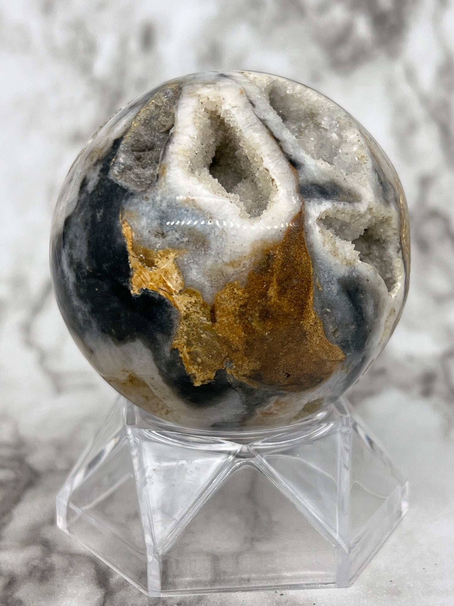 Sphalerite Druzy Sphere