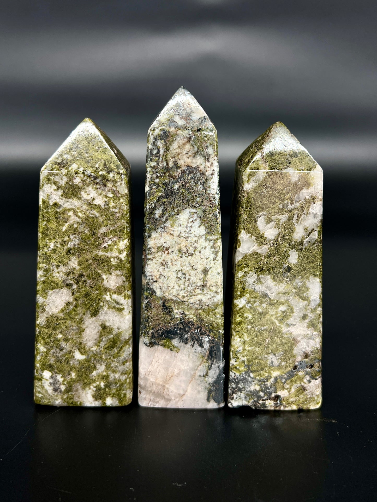 Epidote & Quartz Tower
