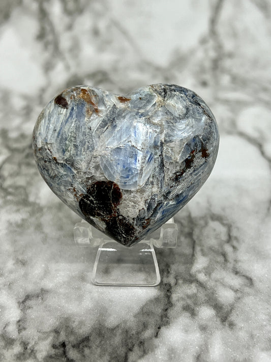 Blue Kyanite Heart