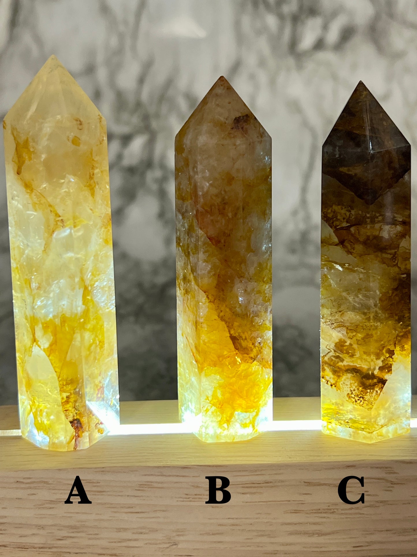 Golden Healer / Yellow Fire Quartz Point