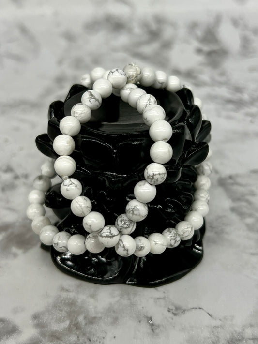 Howlite 6mm Bracelet