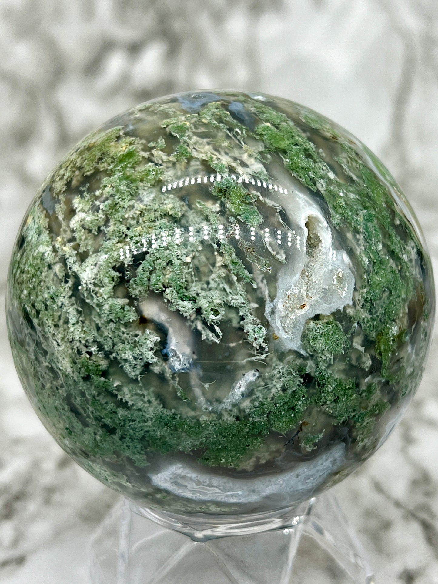 Moss Agate Sphere