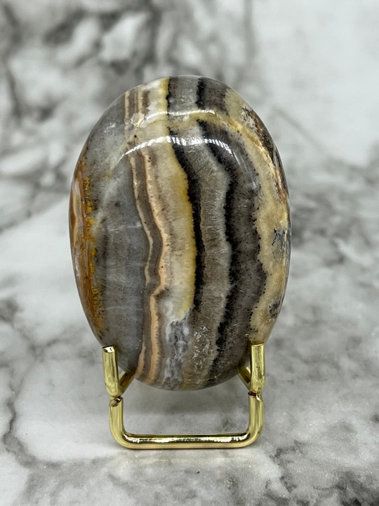 Pakistani Banded Jasper Palm Stone