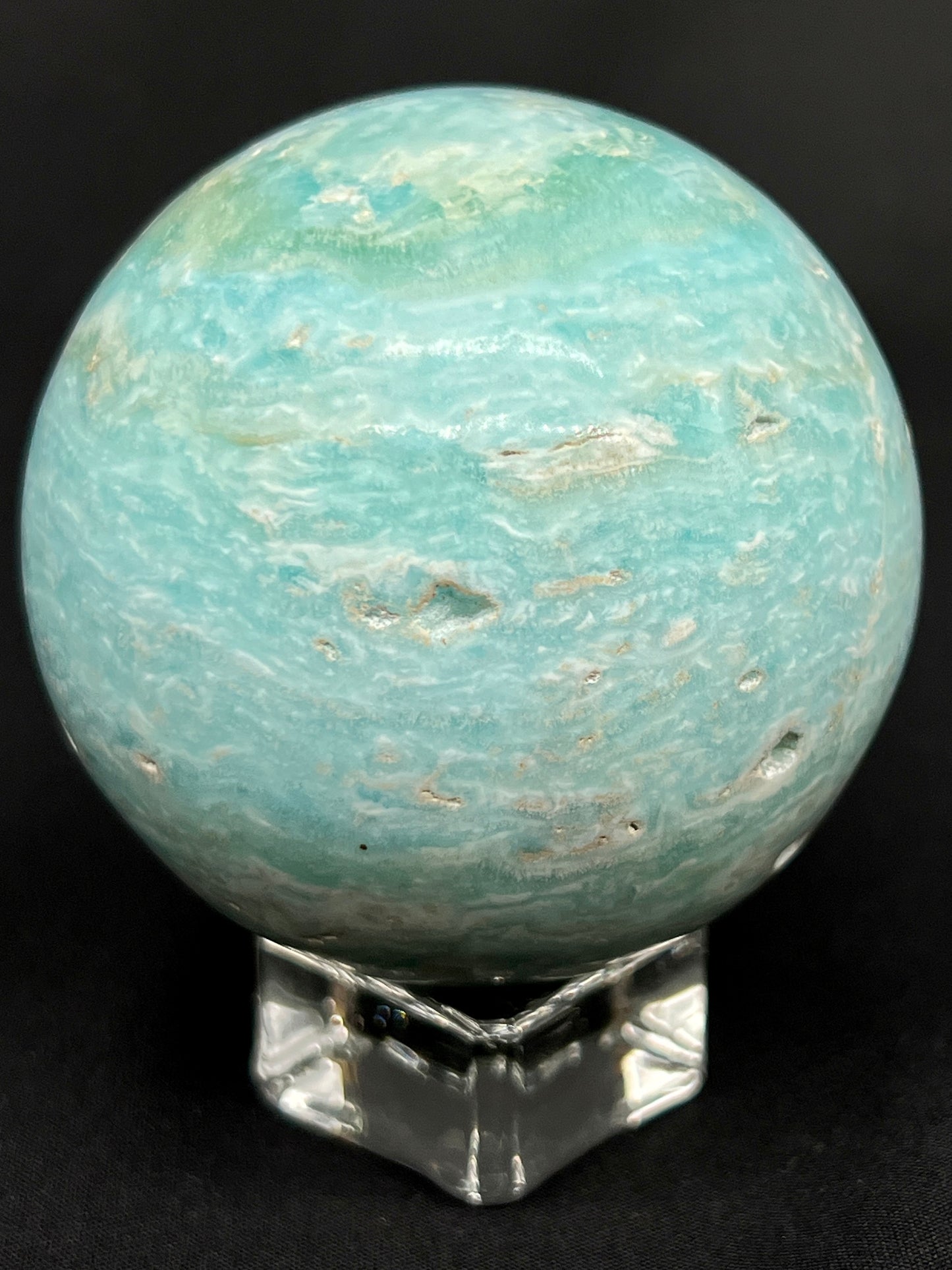 Blue Aragonite & Smithsonite Sphere