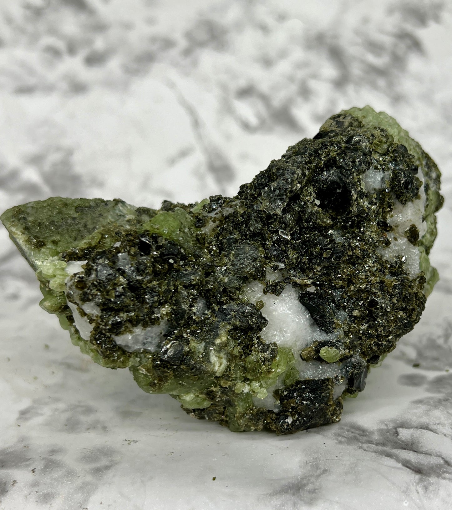 Black & Green Epidote Specimen