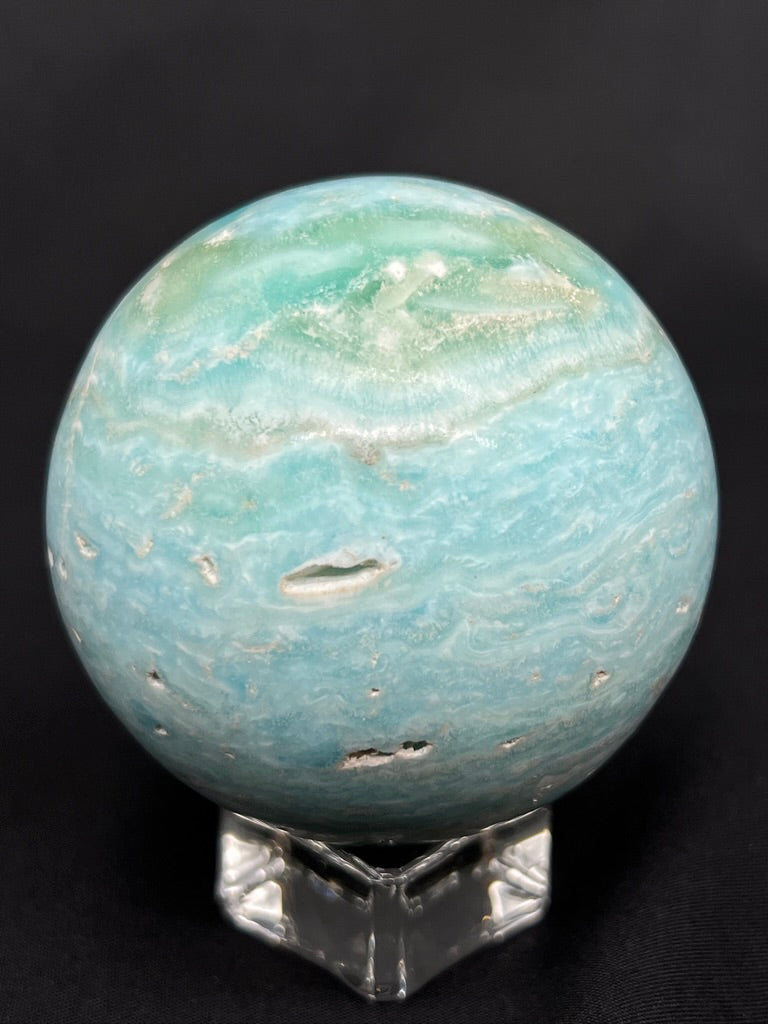 Blue Aragonite & Smithsonite Sphere