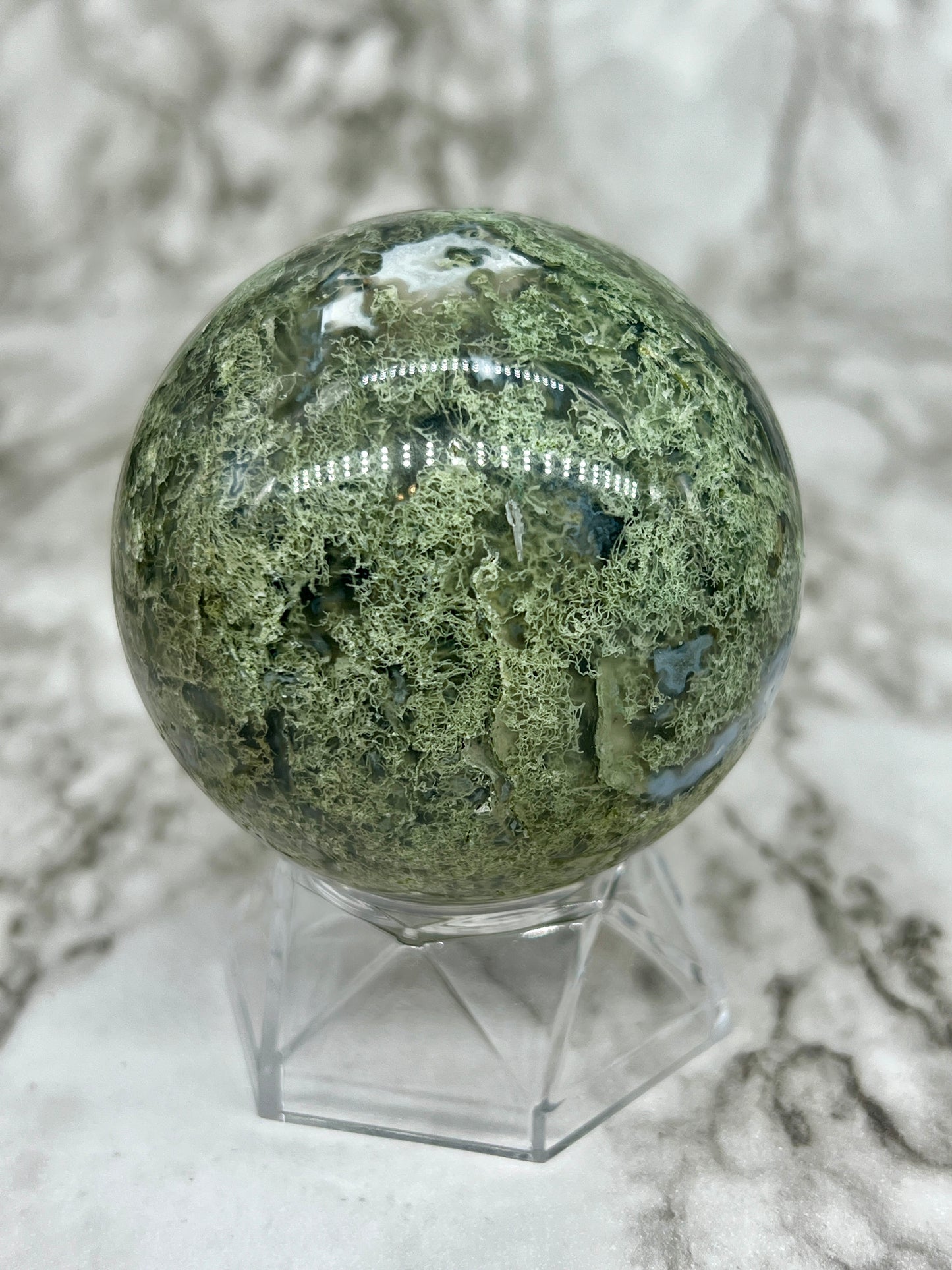 Moss Agate Sphere