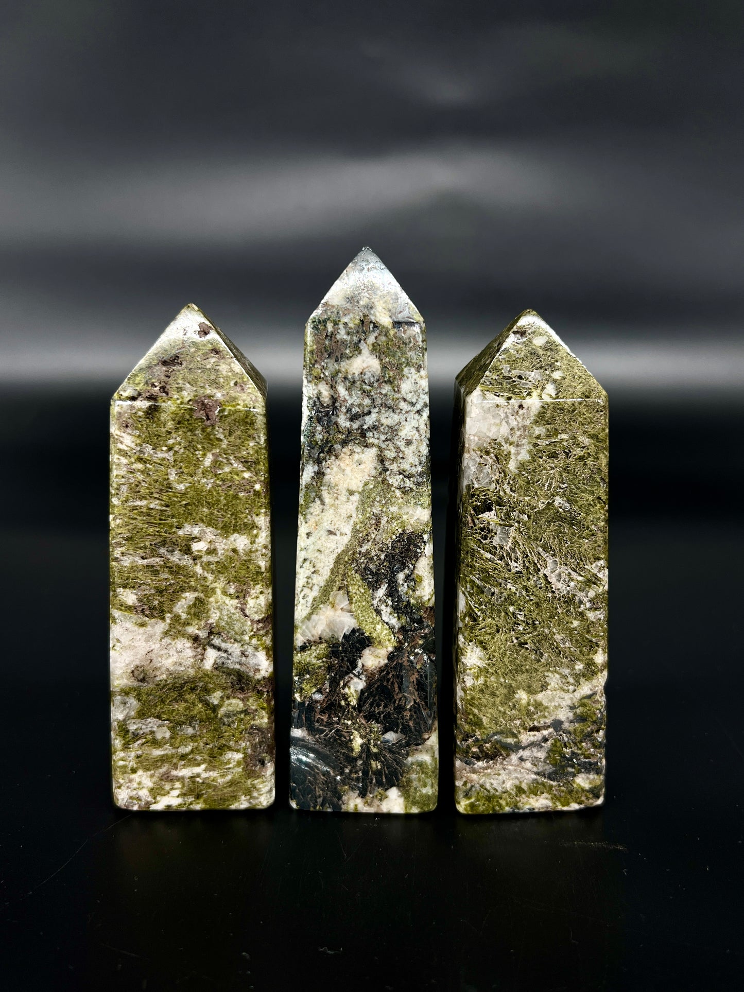 Epidote & Quartz Tower