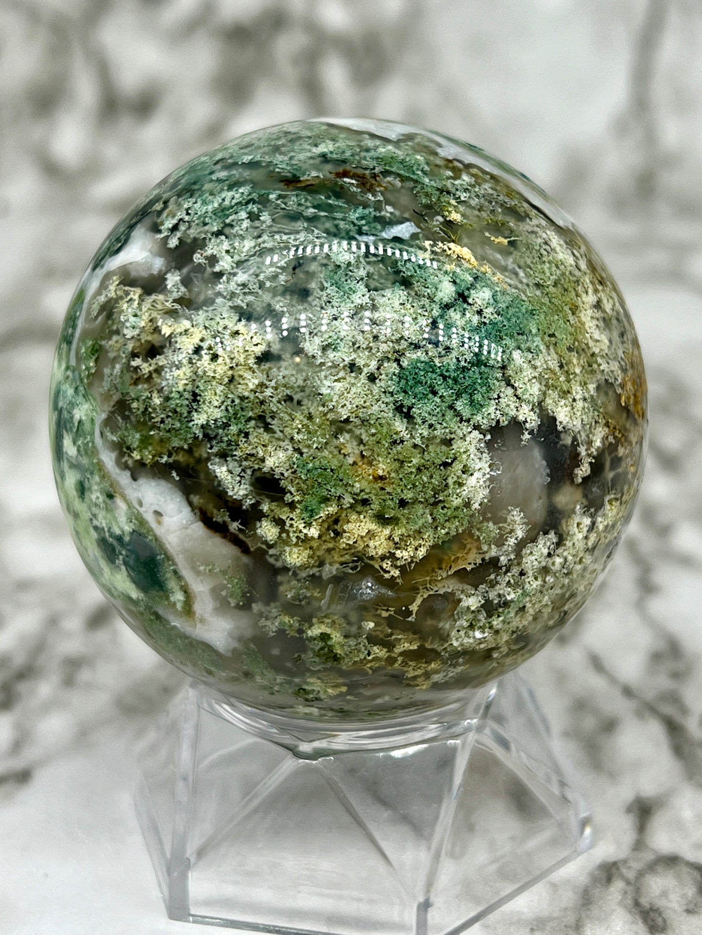 Moss Agate Sphere