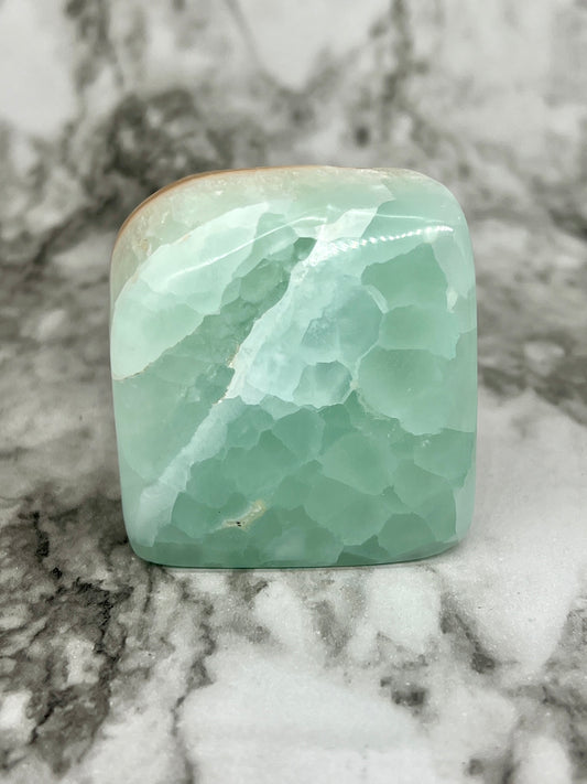 Aqua Caribbean Calcite Freeform