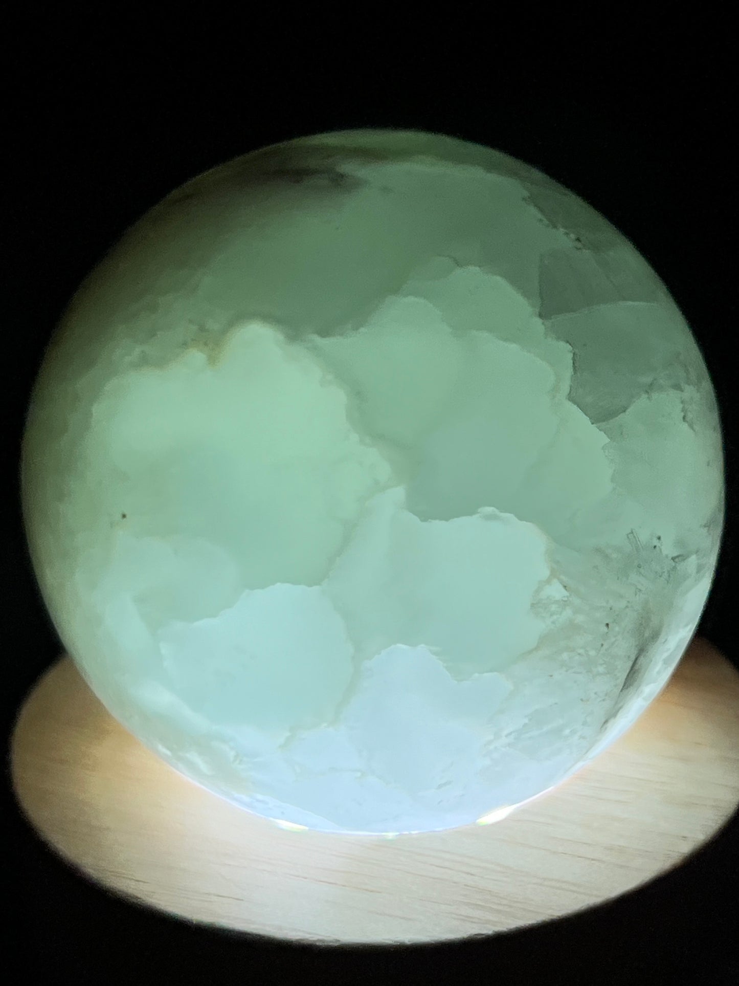 Aqua Caribbean Calcite Sphere