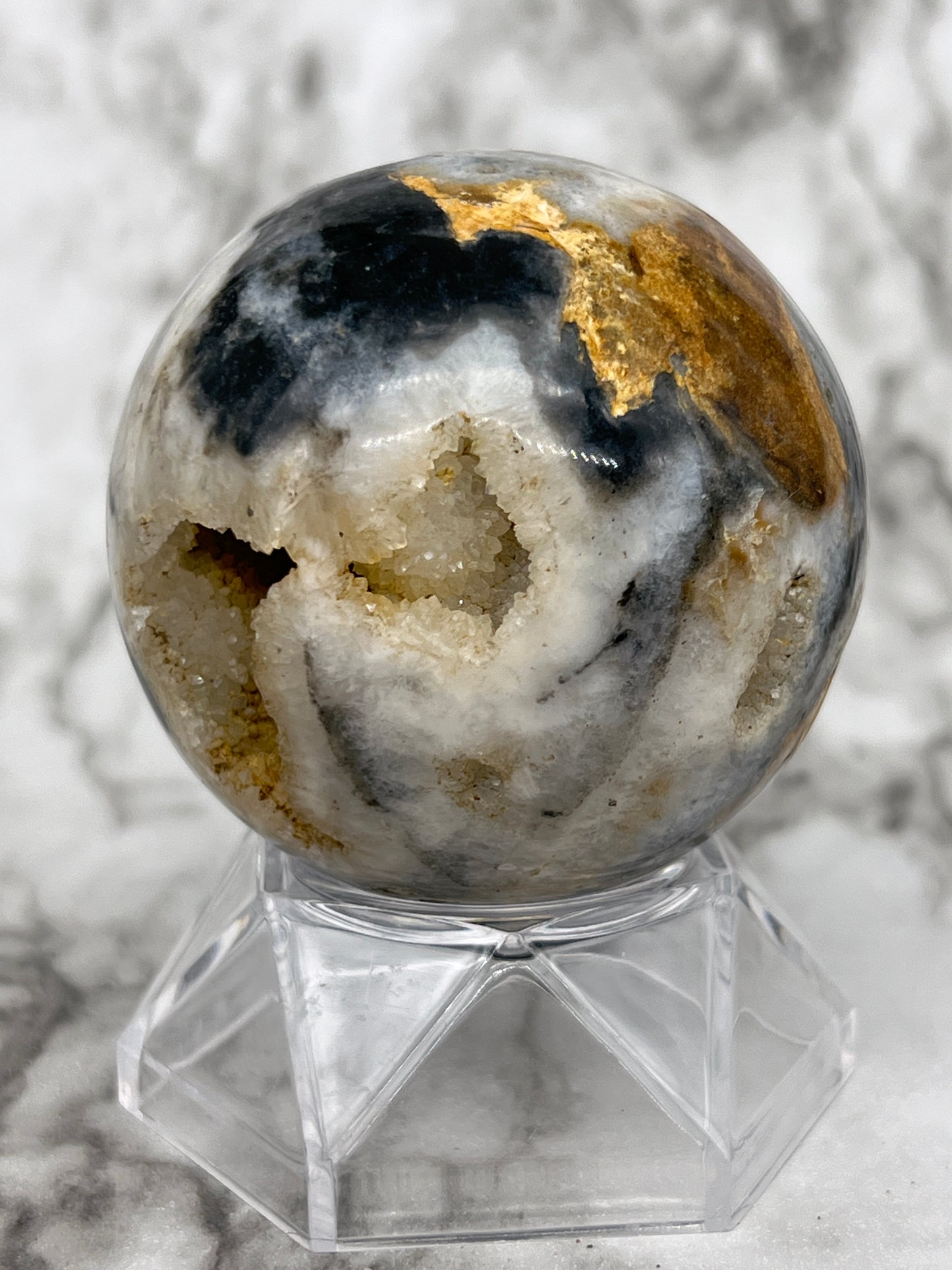 Sphalerite Druzy Sphere