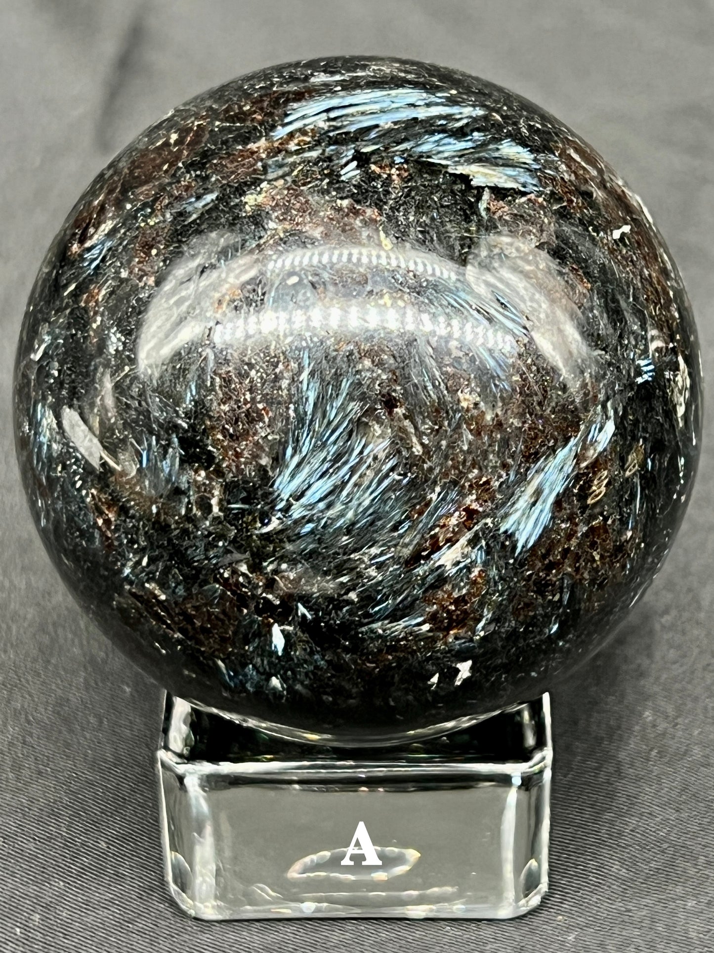Fireworks Obsidian Sphere