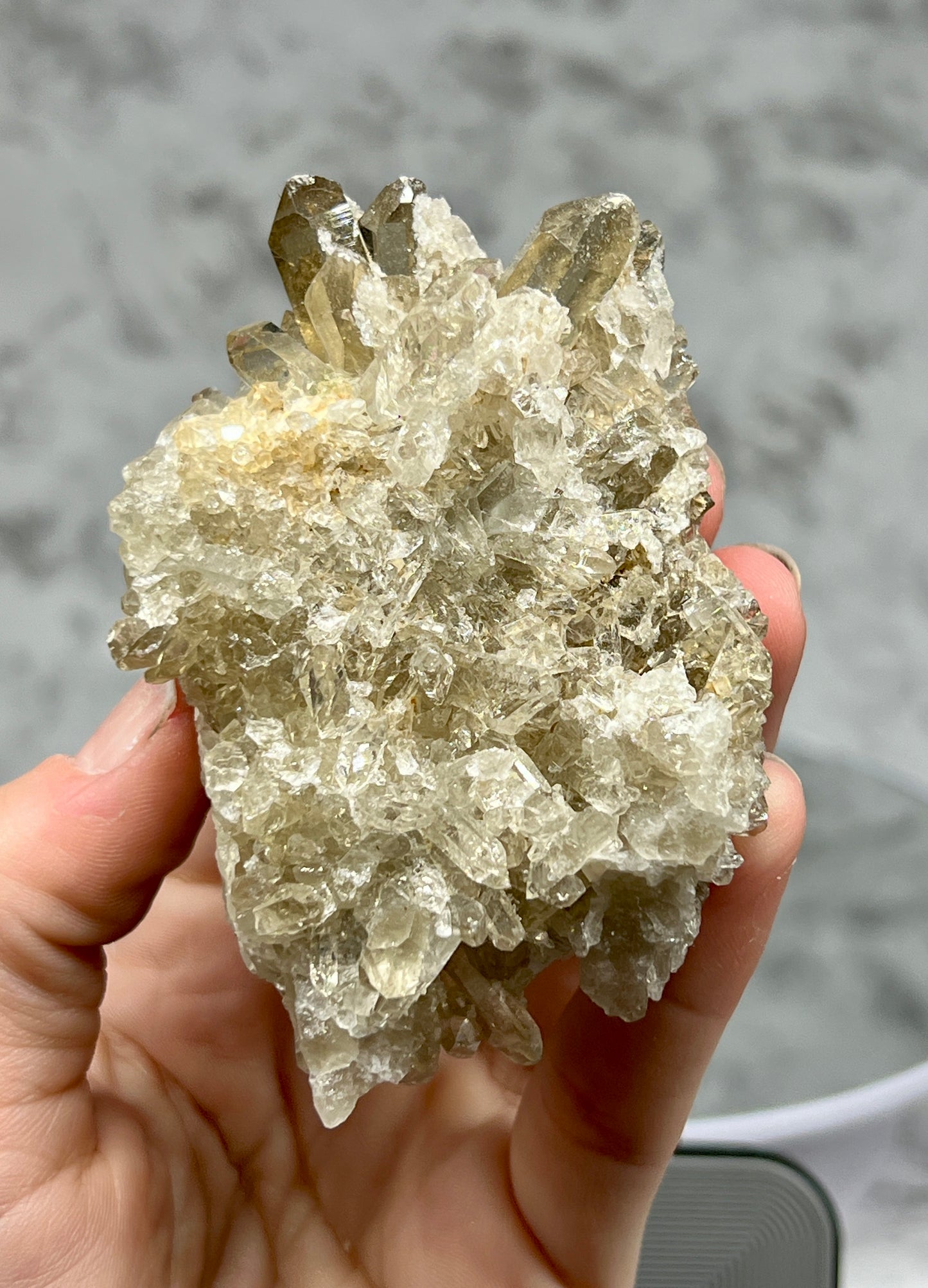 Citrine Large, Extra Sparkly Cluster / Specimen