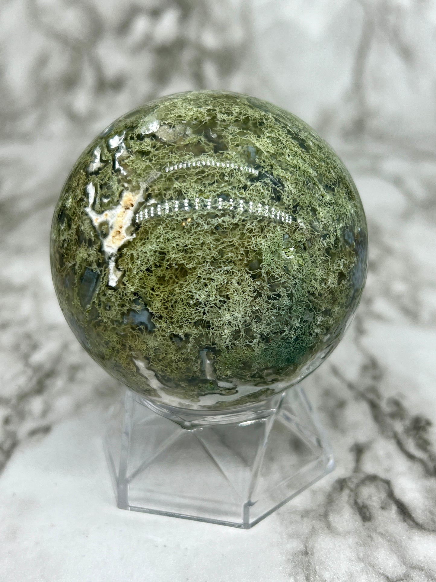 Moss Agate Sphere