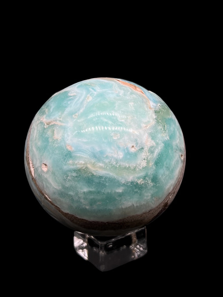 Blue Aragonite & Smithsonite Sphere