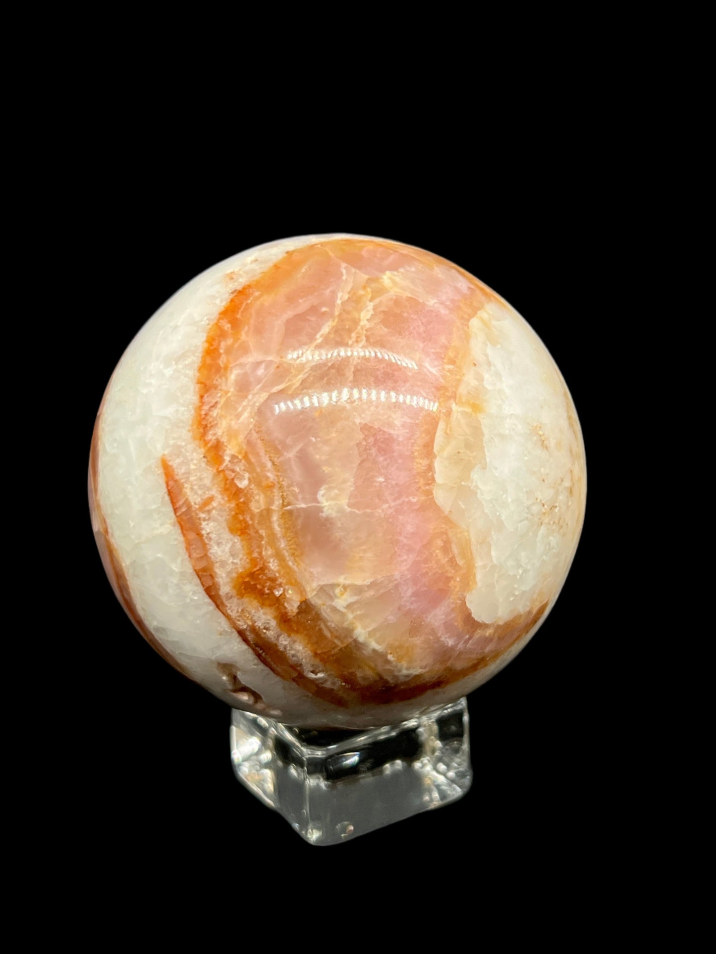 Pink Aragonite Sphere ✦Rare find✦