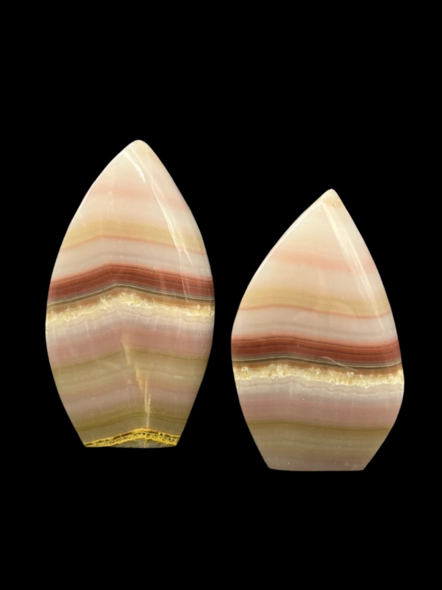 Pink Banded Onyx Freeform / Flame