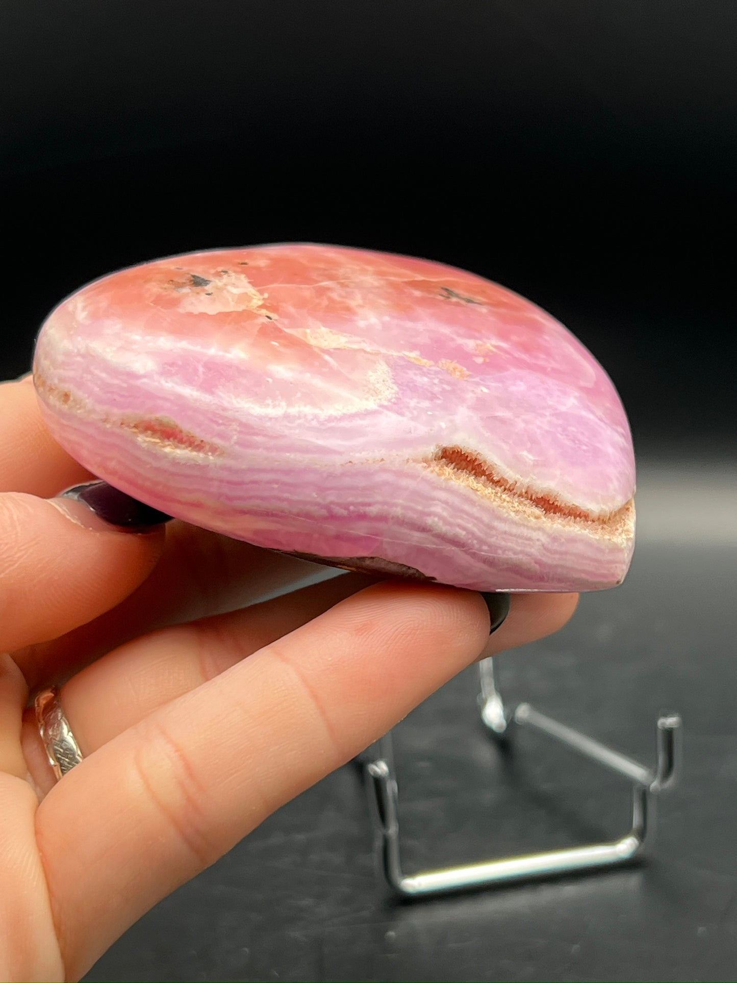 Pink Aragonite Heart ✦Rare find✦