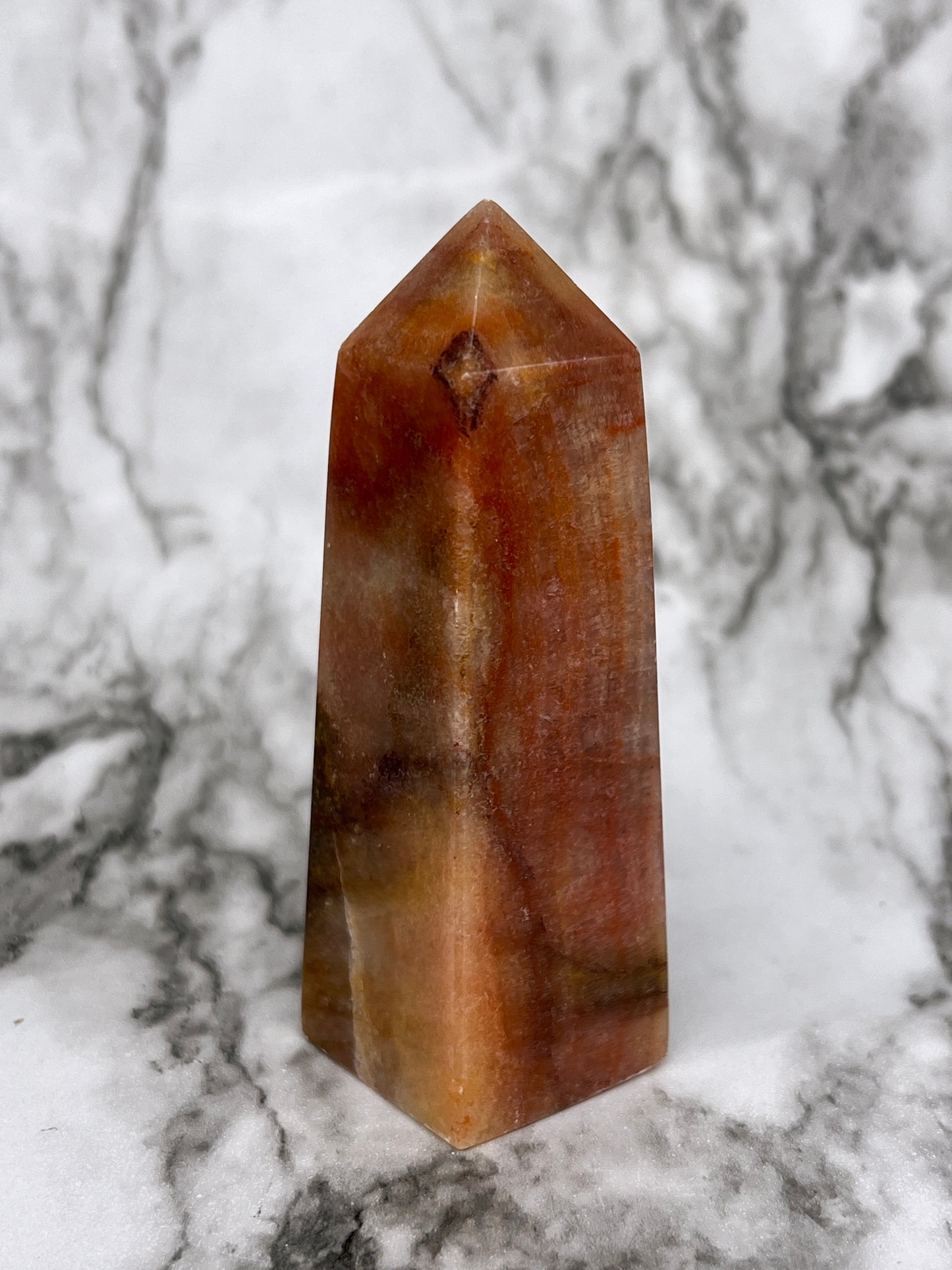 Peach Calcite Tower