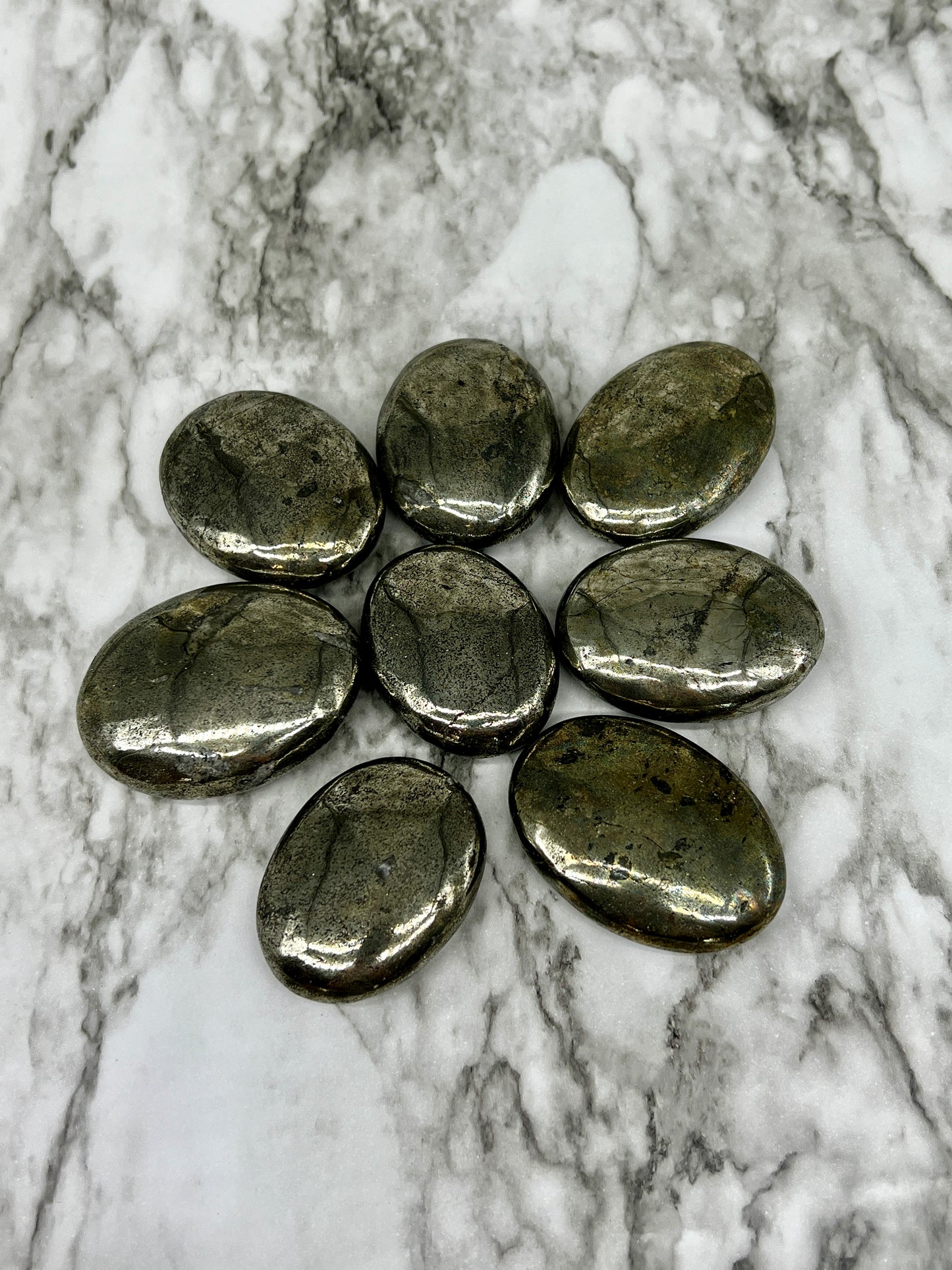 Pyrite Palm Stone