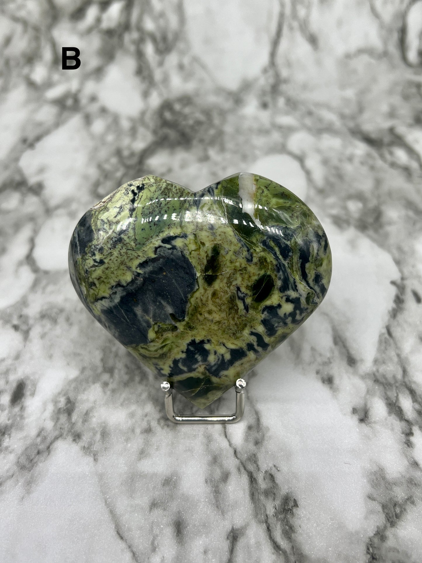 Rare Serpentine Heart